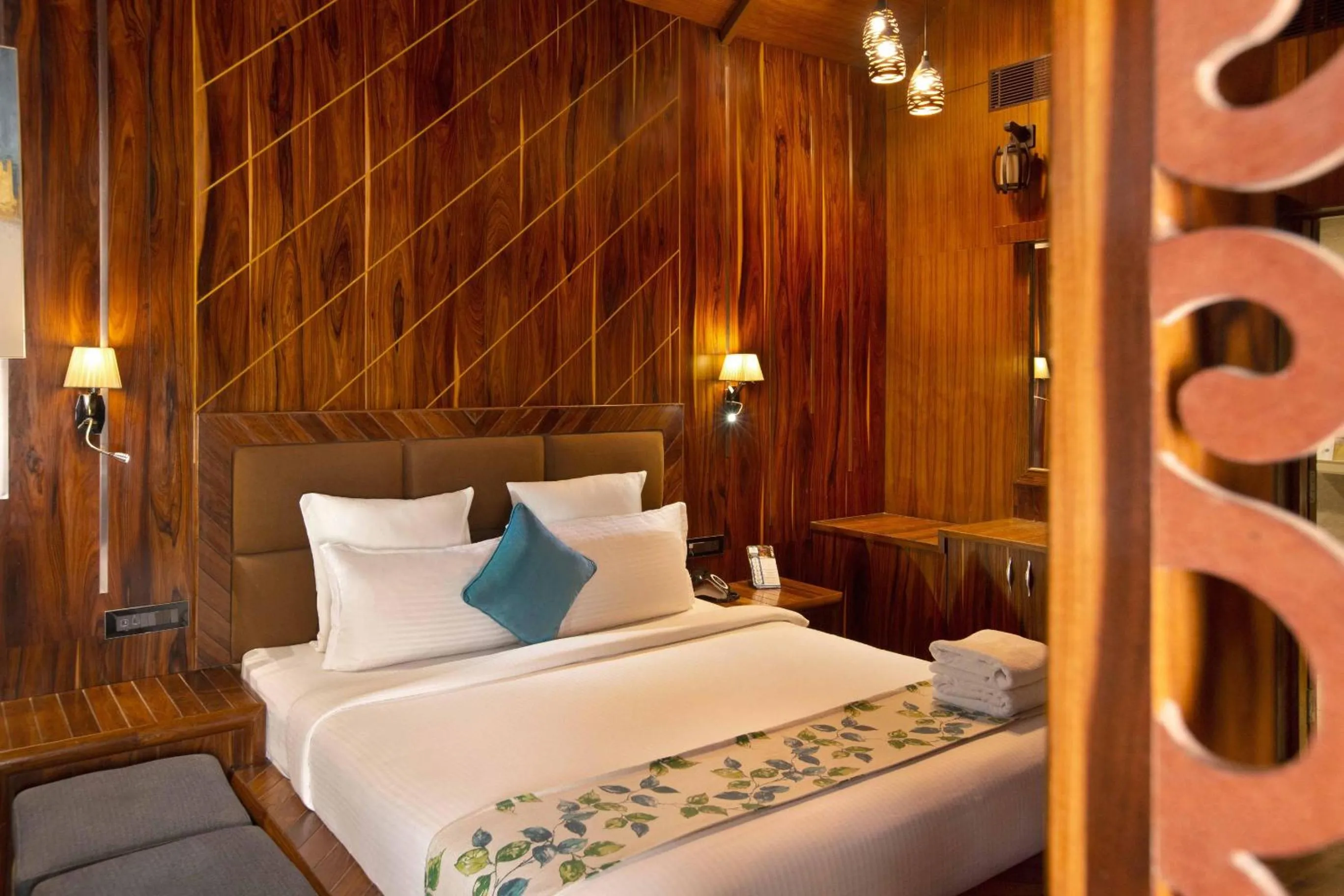 Bed in Coral Reef Resort & Spa, Havelock