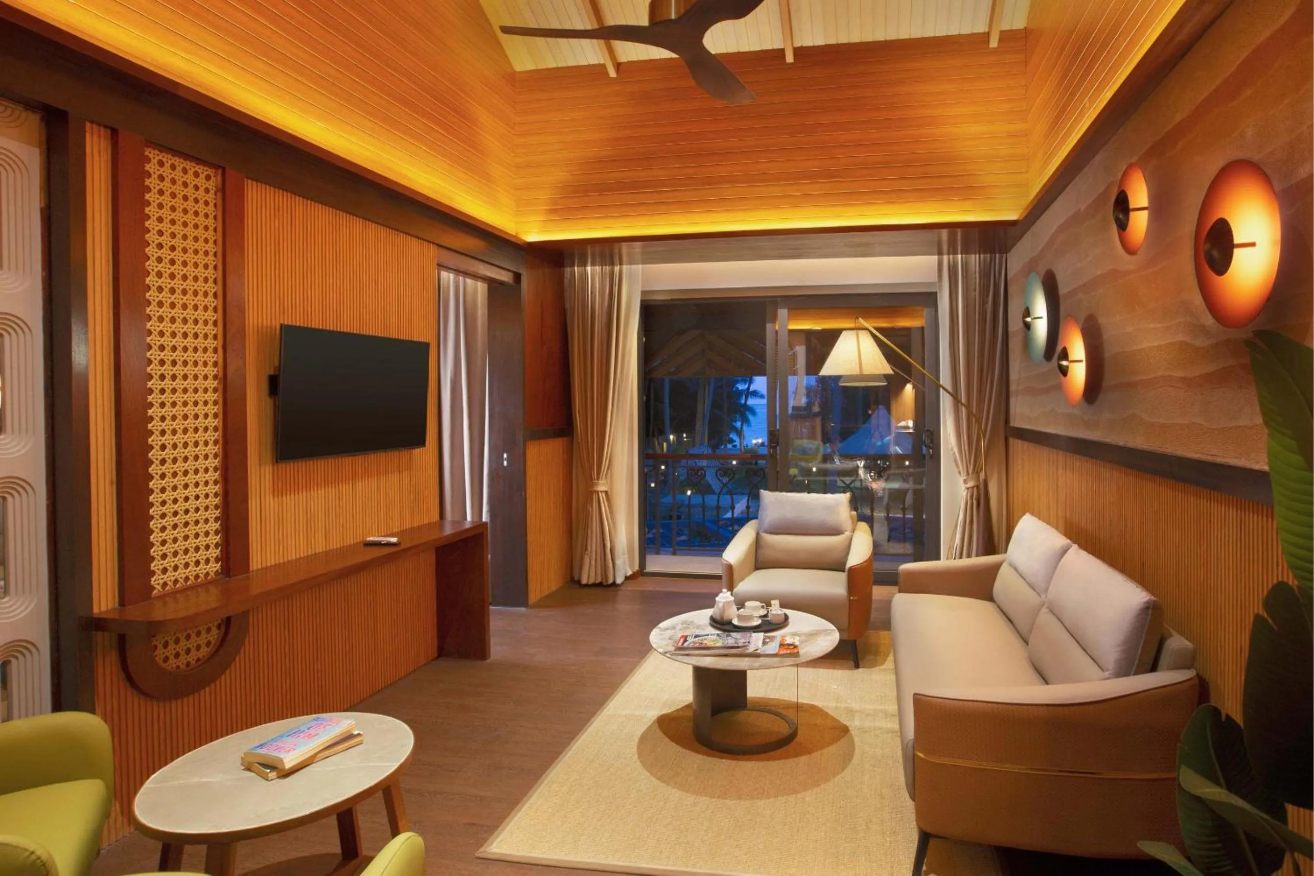 TV and multimedia in Coral Reef Resort & Spa, Havelock