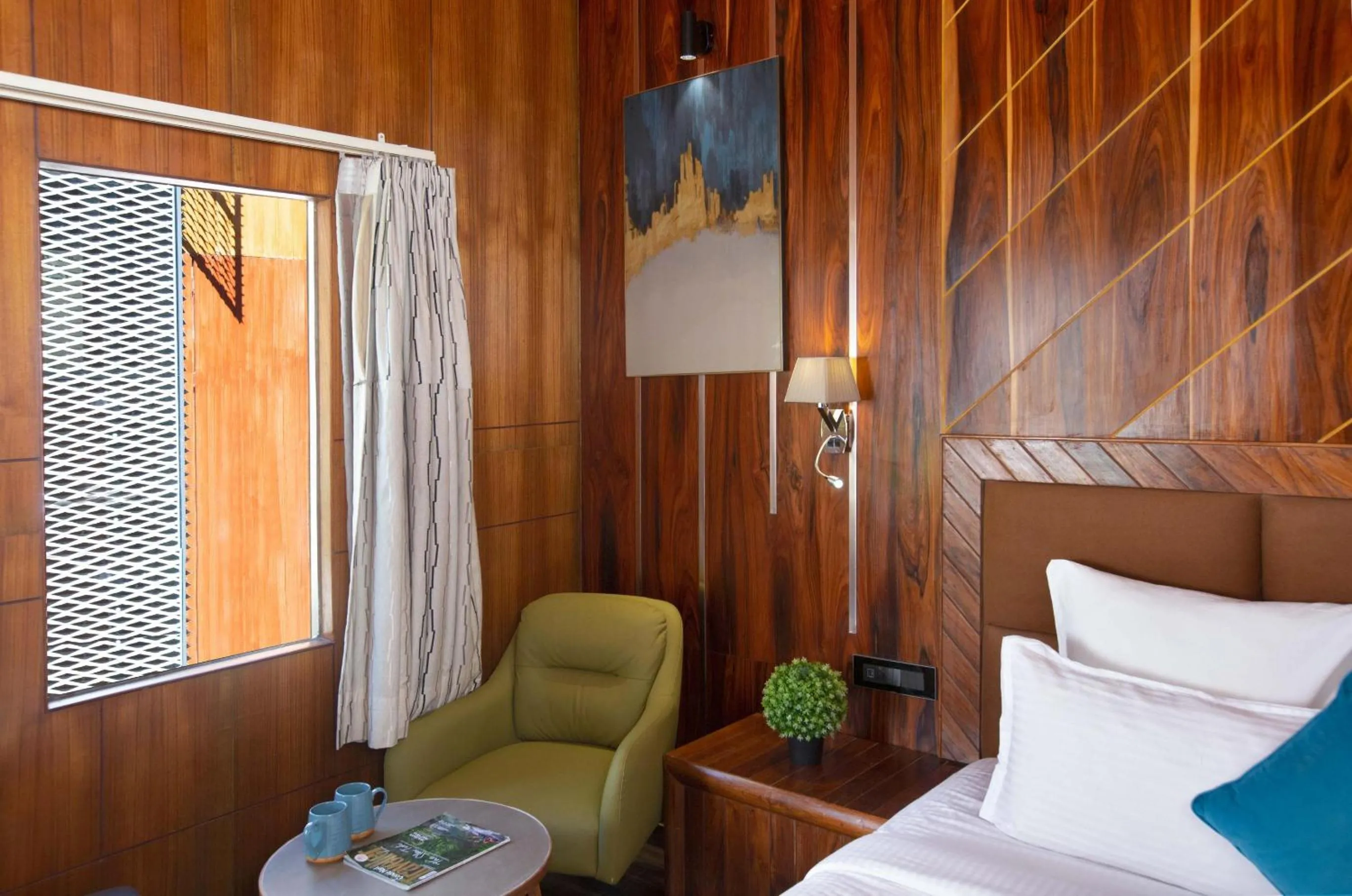 Bed in Coral Reef Resort & Spa, Havelock