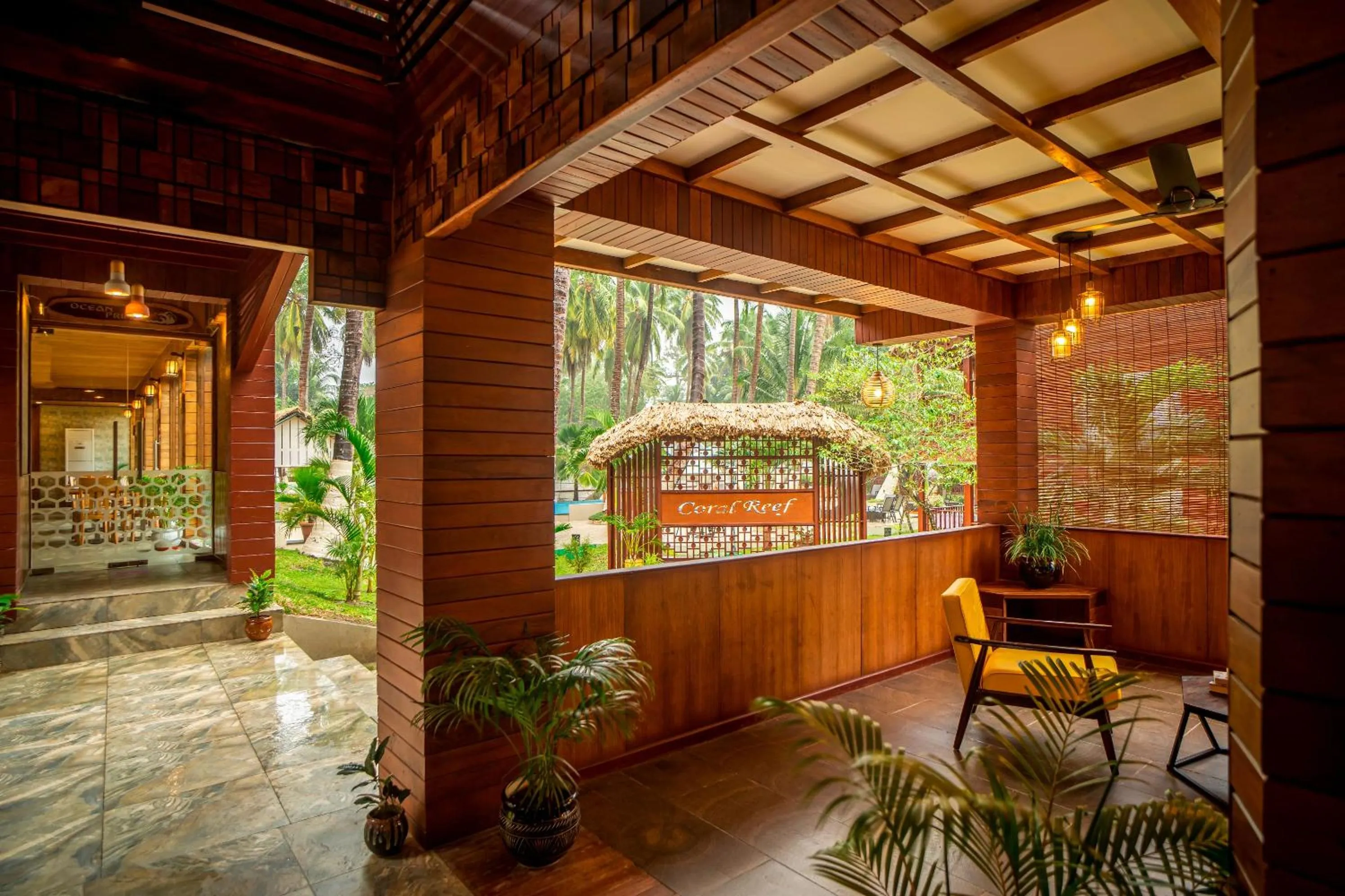 Lobby or reception in Coral Reef Resort & Spa, Havelock