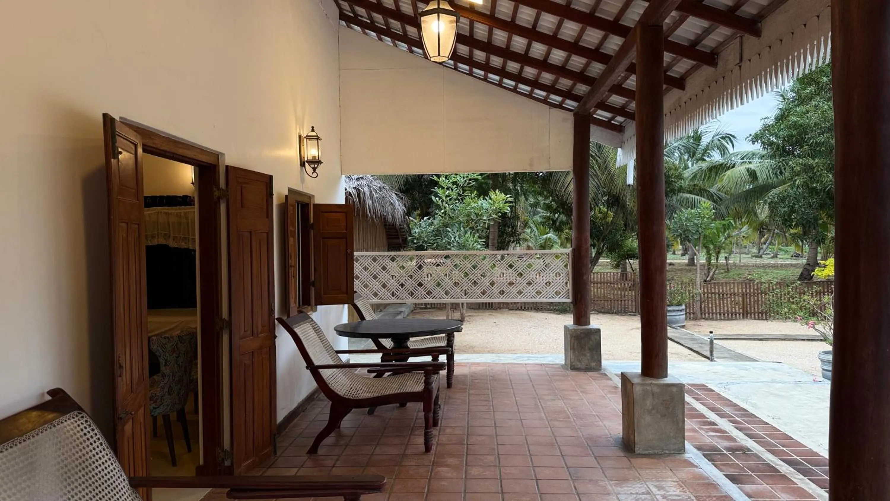 Patio in The Cove Pasikuda - Eco Resort