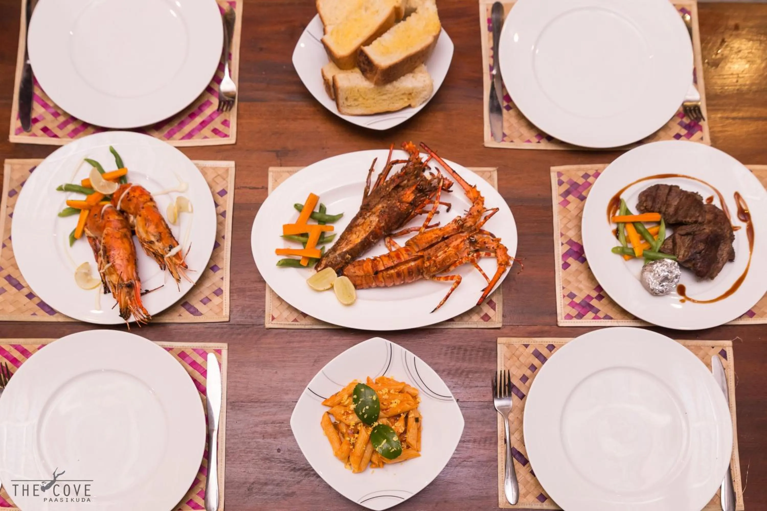 Food in The Cove Pasikuda - Eco Resort