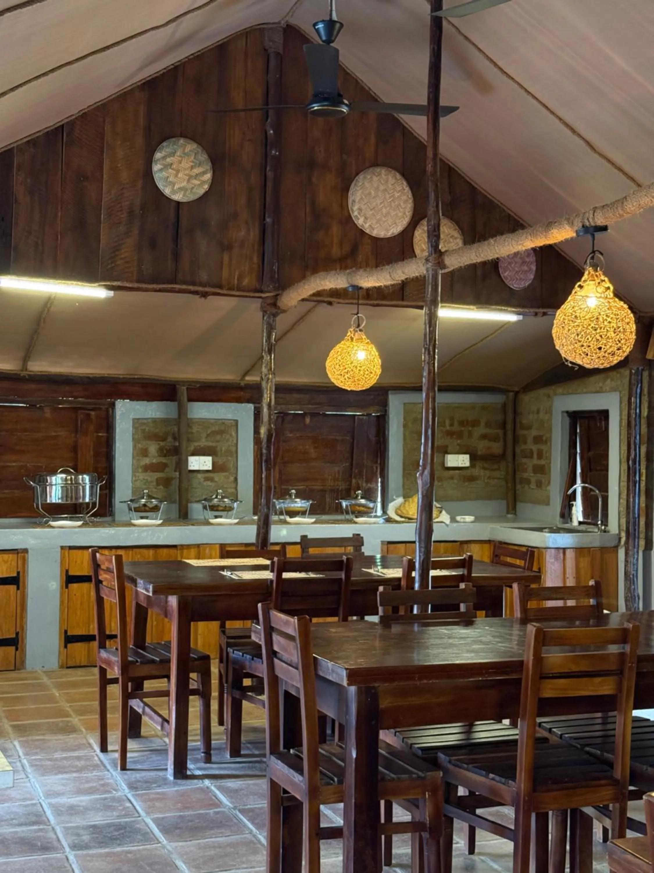Communal kitchen in The Cove Pasikuda - Eco Resort