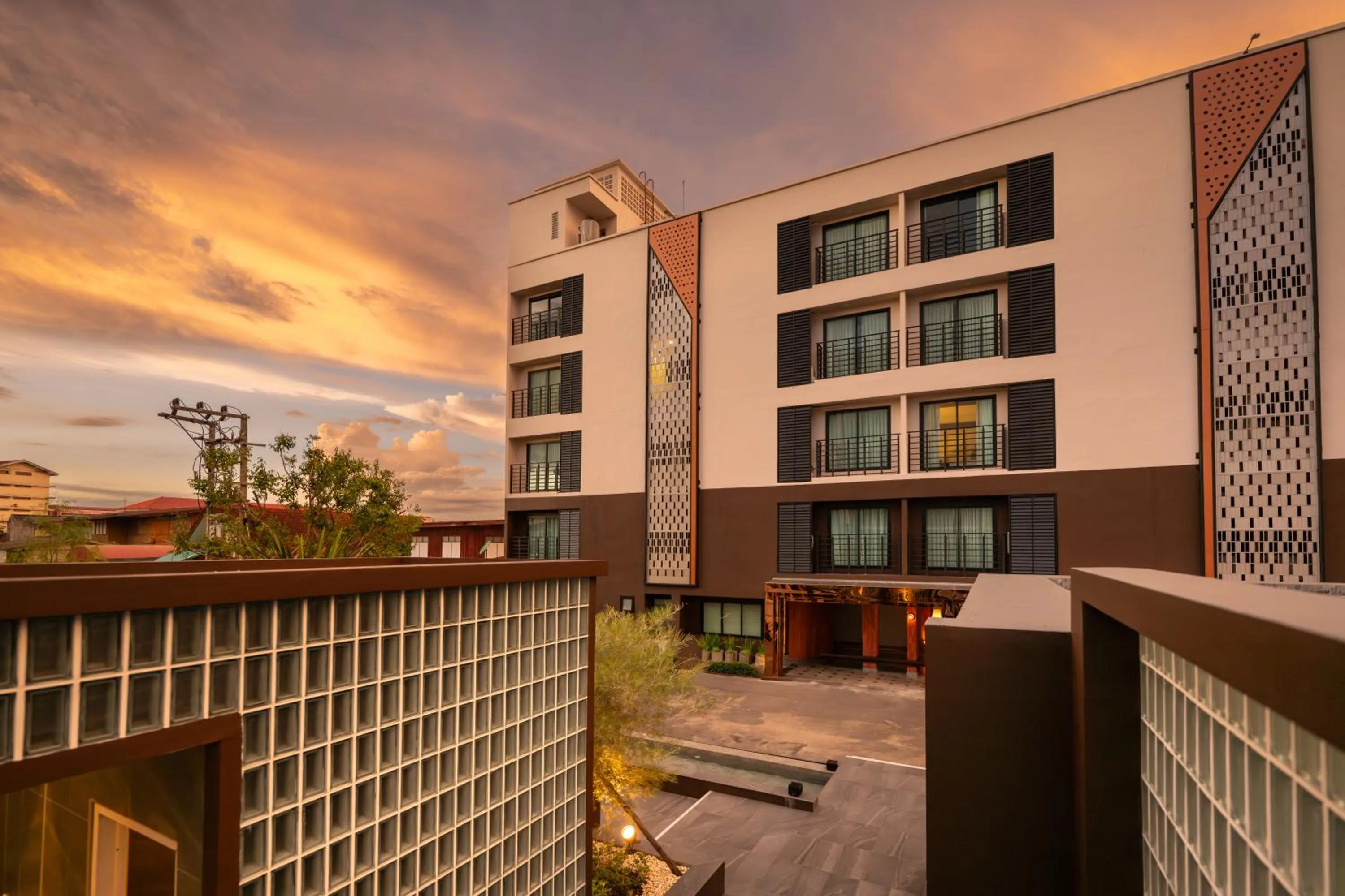 Property building in Wangkaew Hotel