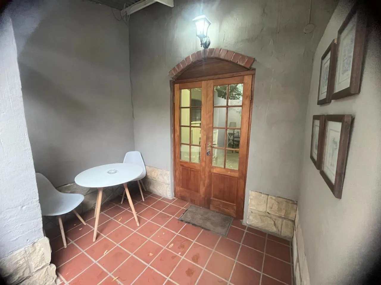 Seating area in By The Way Guesthouse