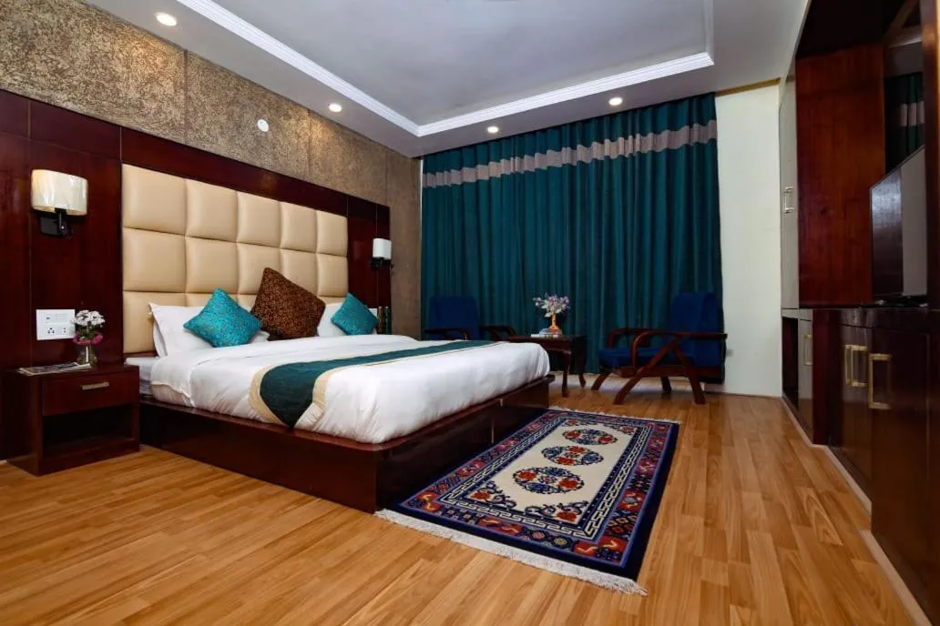 Bed in Hotel Ladakh Inn