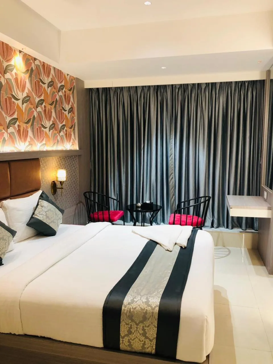 Bed in Hotel Melody Boutique Thane