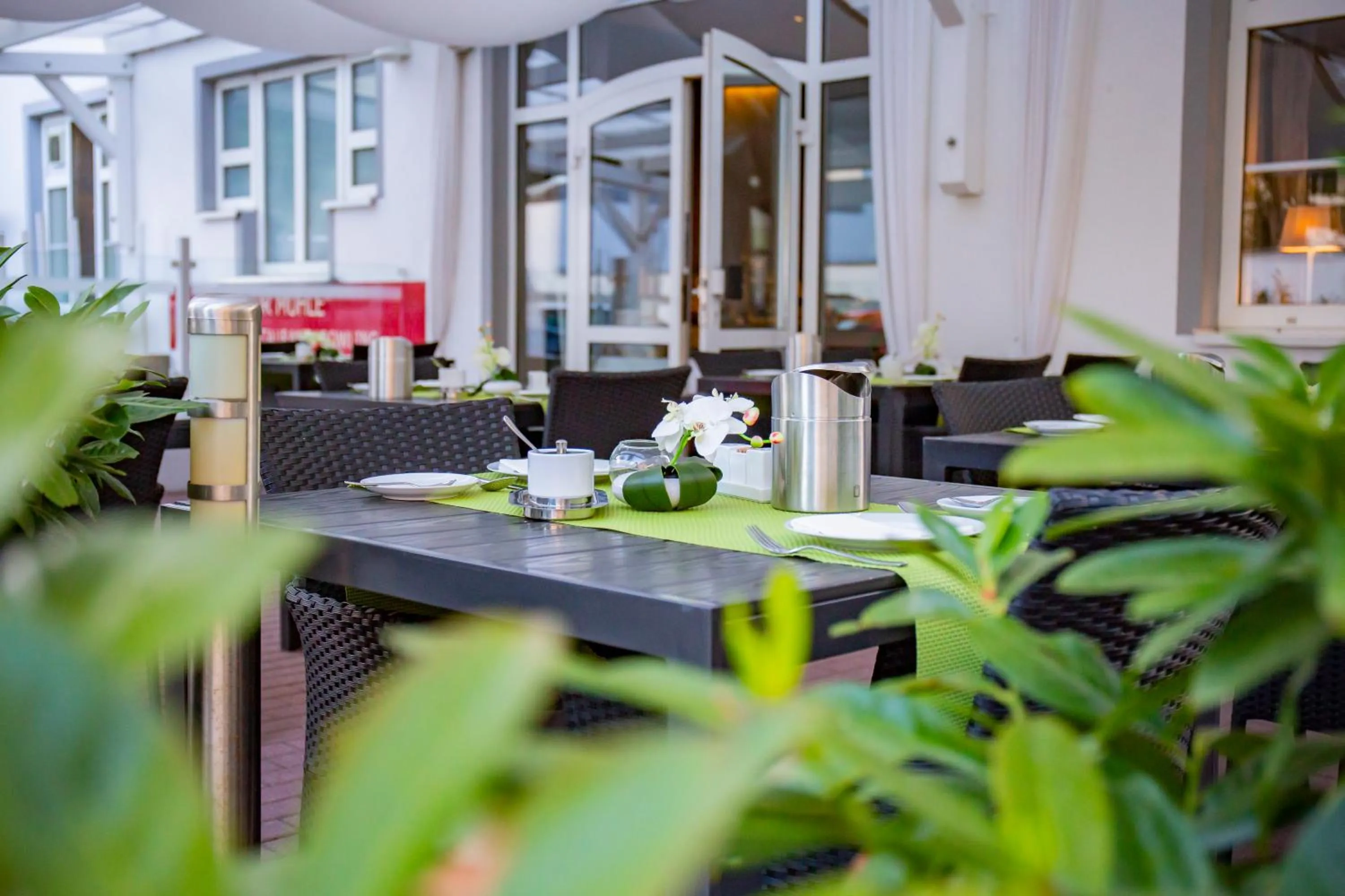 Seating area in ApartHotel "Am Fließ"