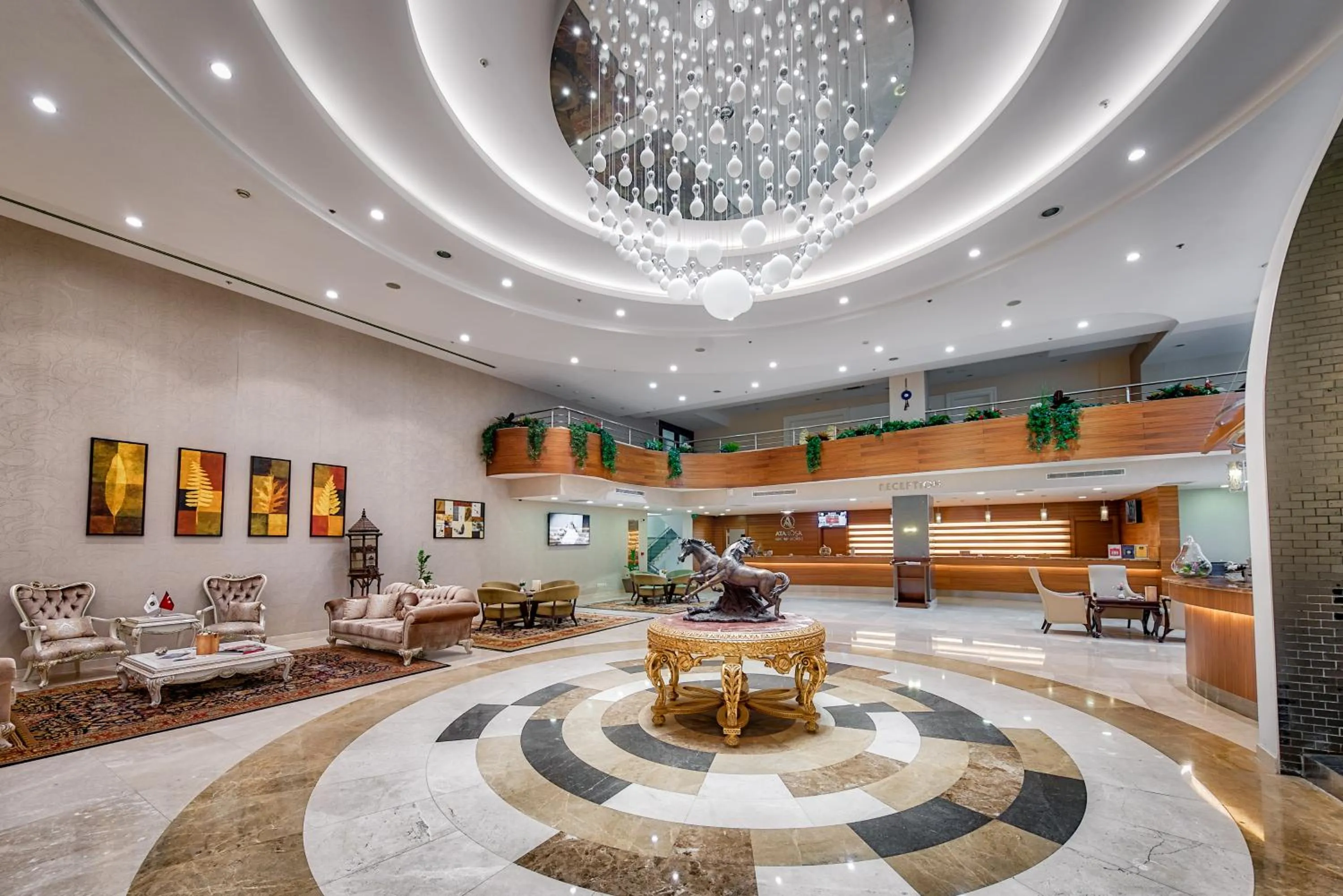 Lobby or reception in Atakosk Group Hotels