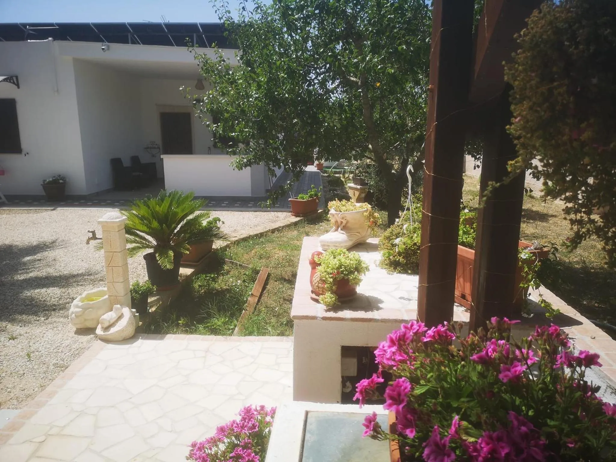 Garden in B&B Angolo Magico