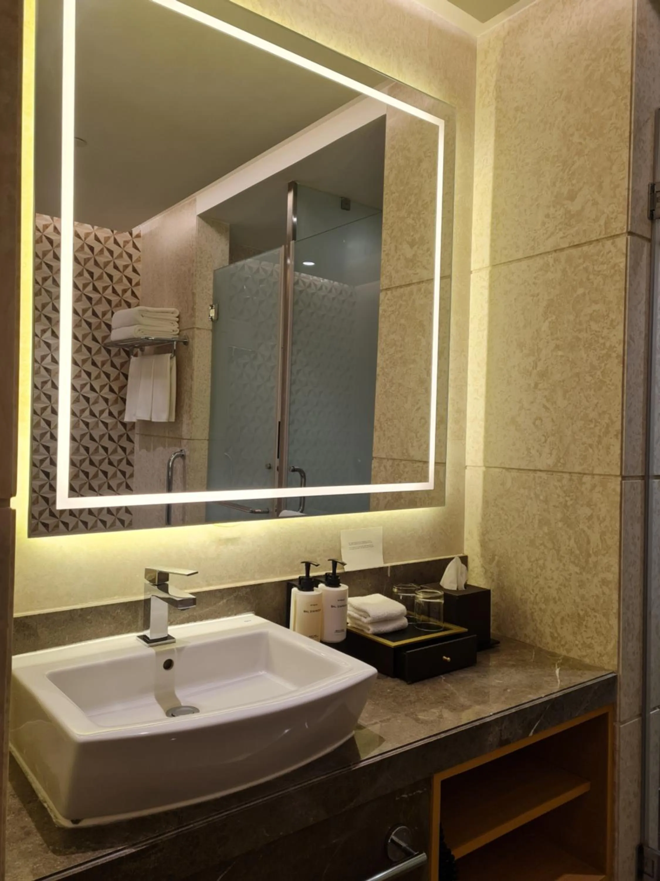 Bathroom in InterContinental Jaipur Tonk Road by IHG
