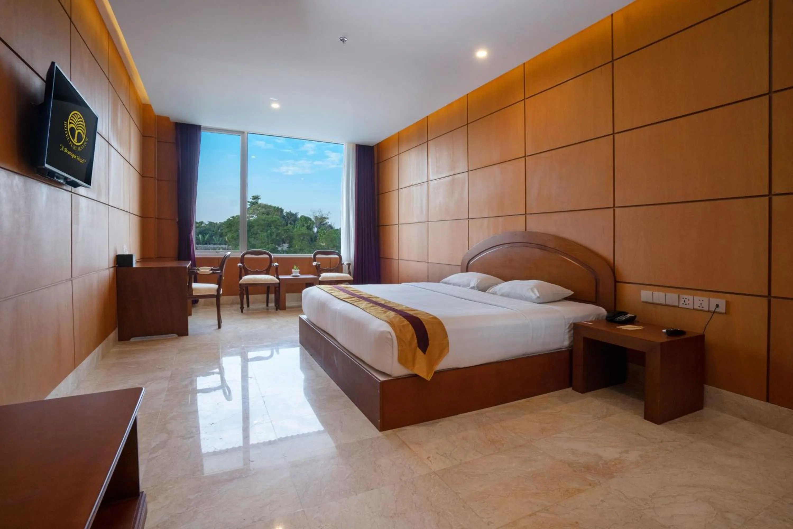 Bed in Puri Senyiur Hotel
