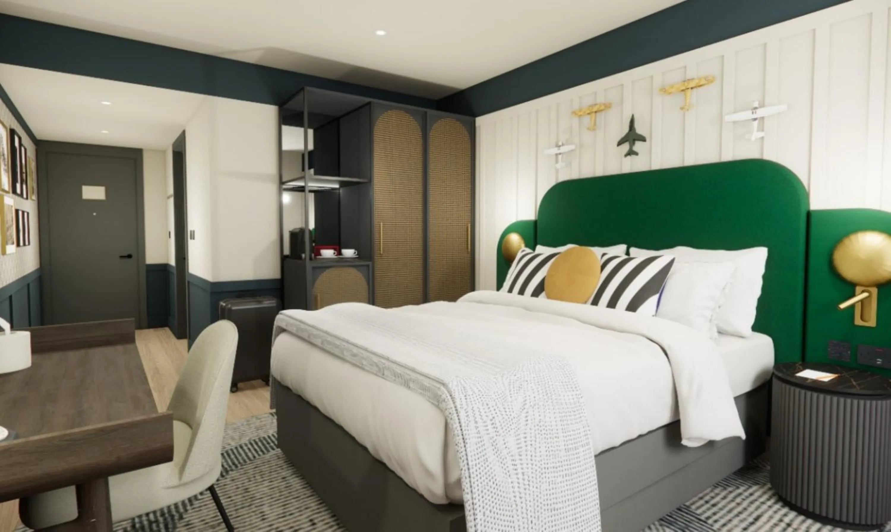 Photo of the whole room, Bed in Hotel Indigo Gloucester - The Forum by IHG