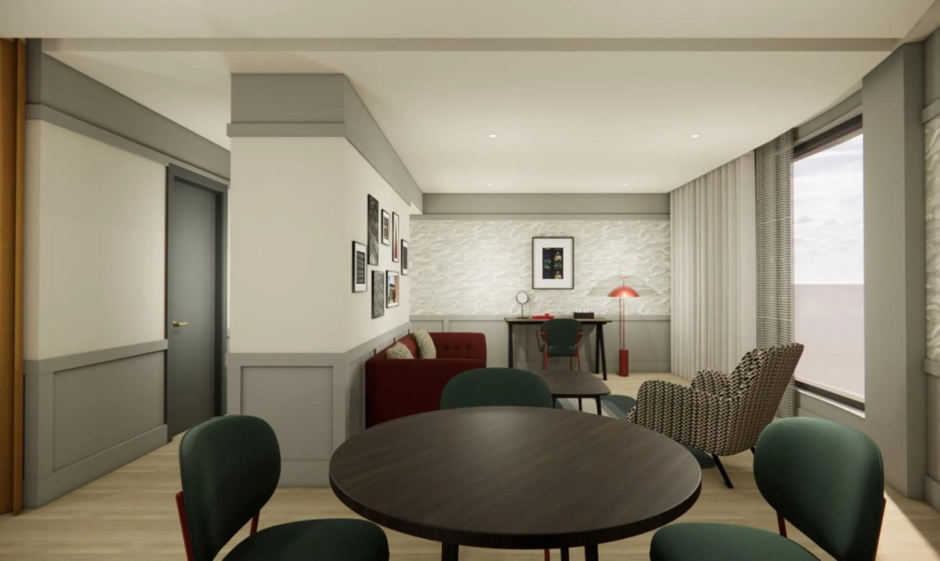 Bedroom in Hotel Indigo Gloucester - The Forum by IHG