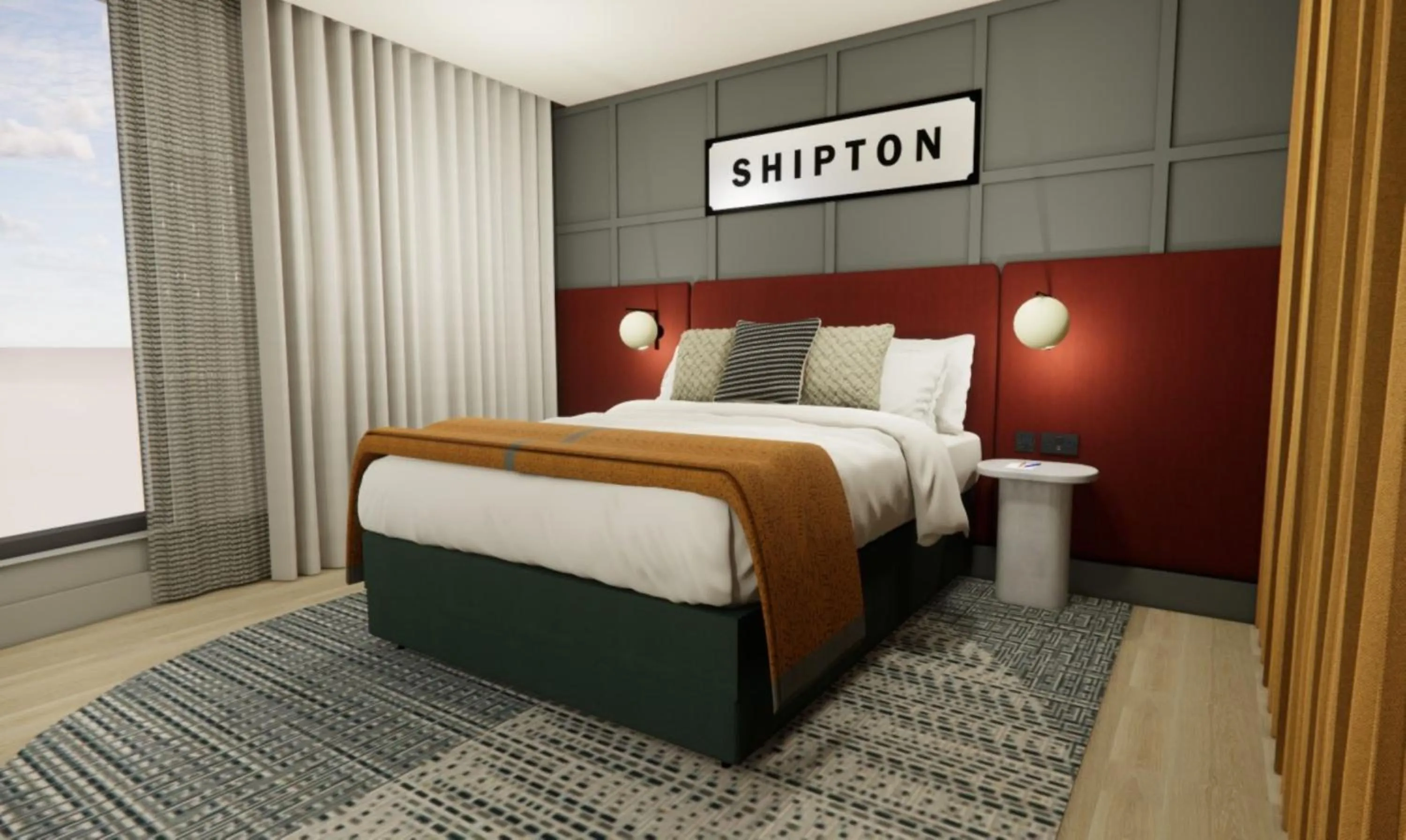 Photo of the whole room, Bed in Hotel Indigo Gloucester - The Forum by IHG