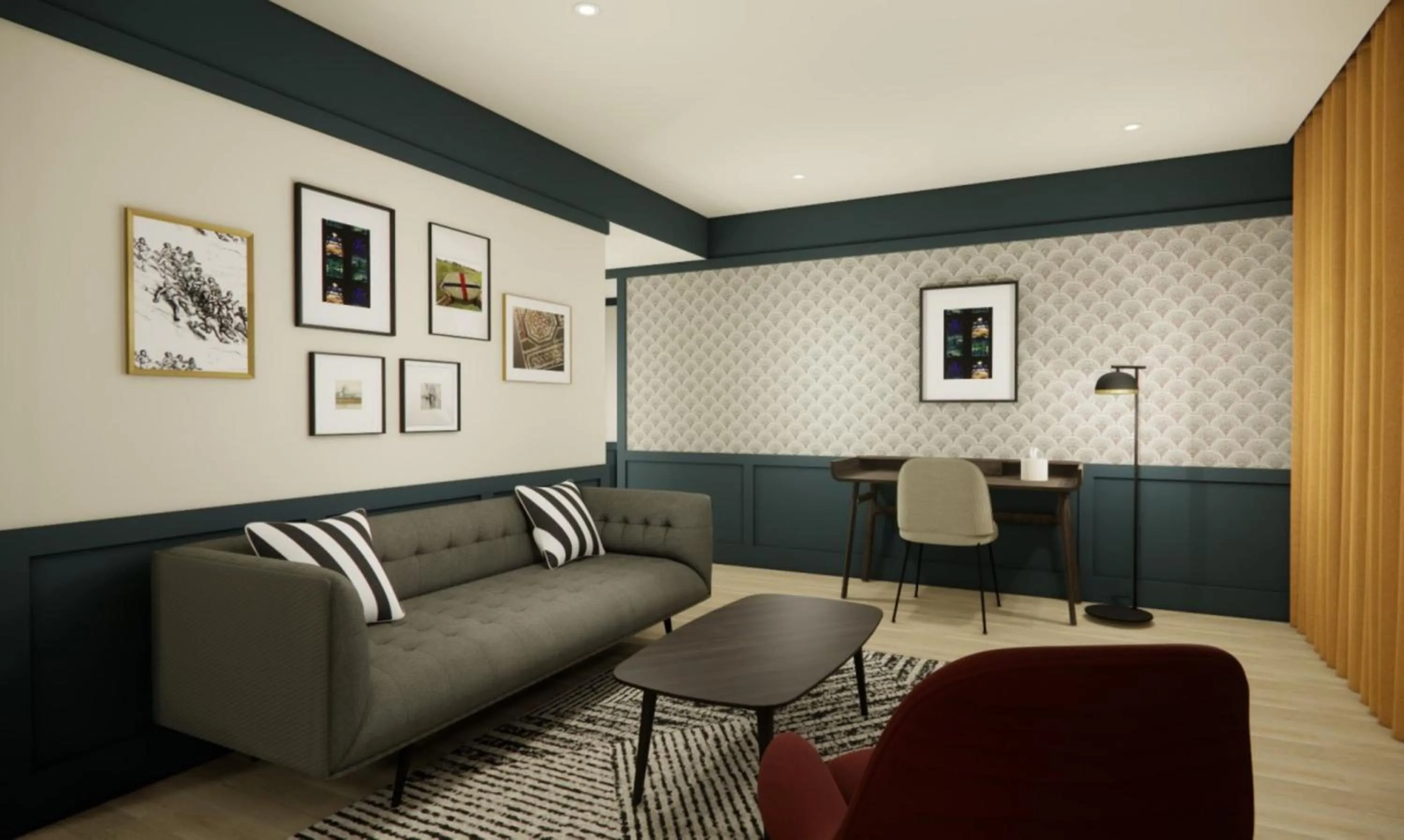 Bedroom in Hotel Indigo Gloucester - The Forum by IHG