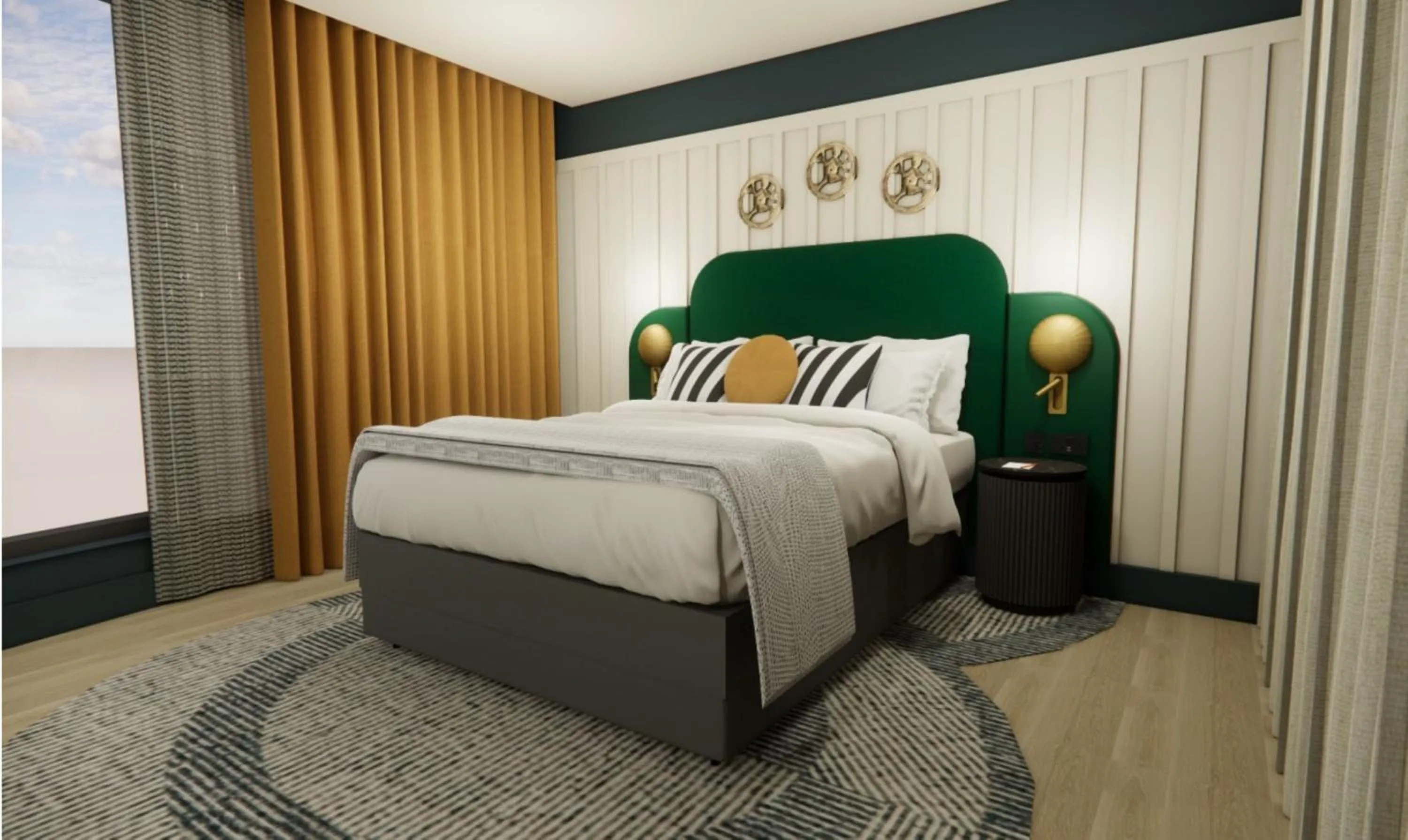 Photo of the whole room, Bed in Hotel Indigo Gloucester - The Forum by IHG