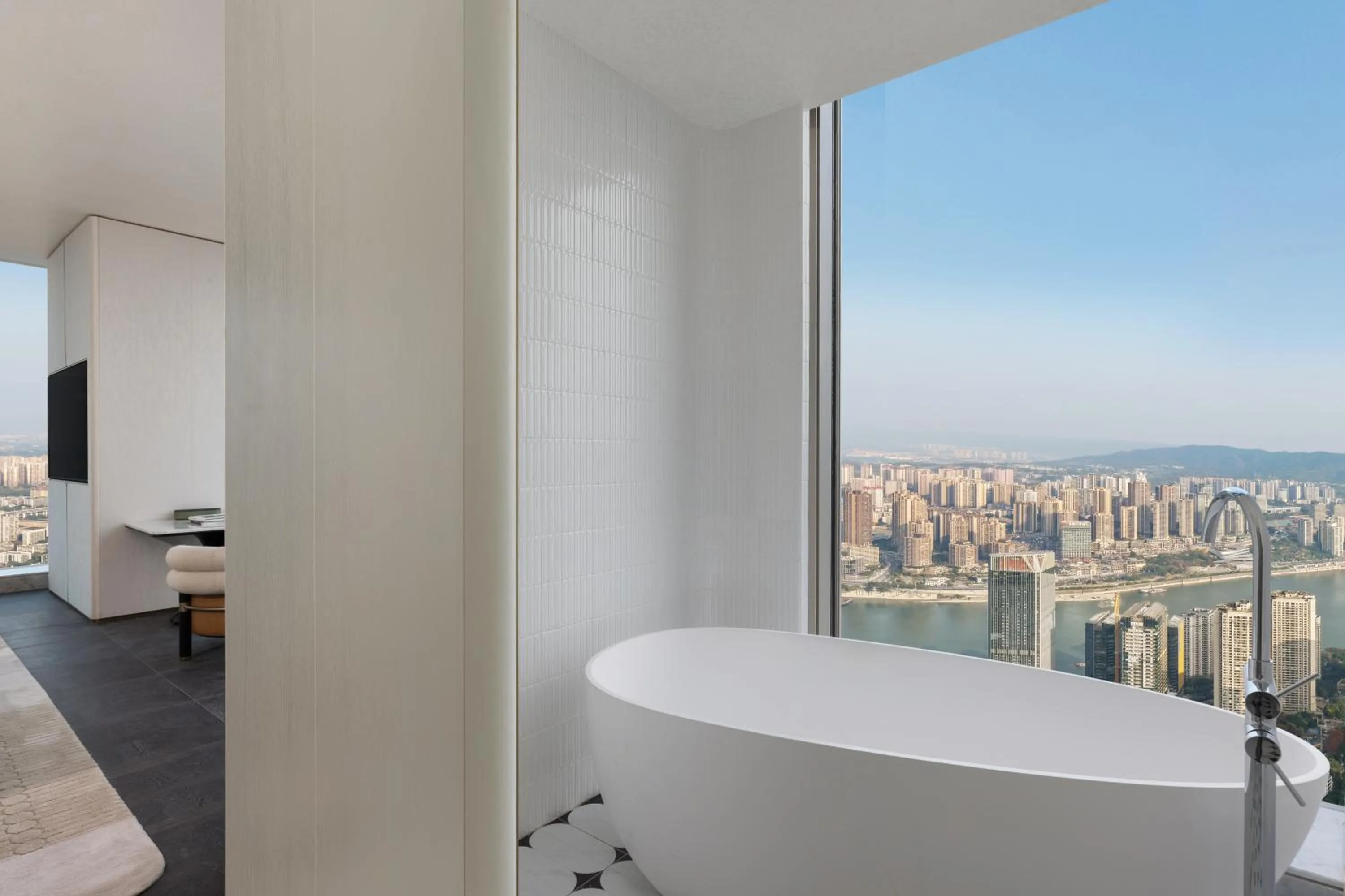 Bathroom in Vignette Collection TFT Chongqing by IHG