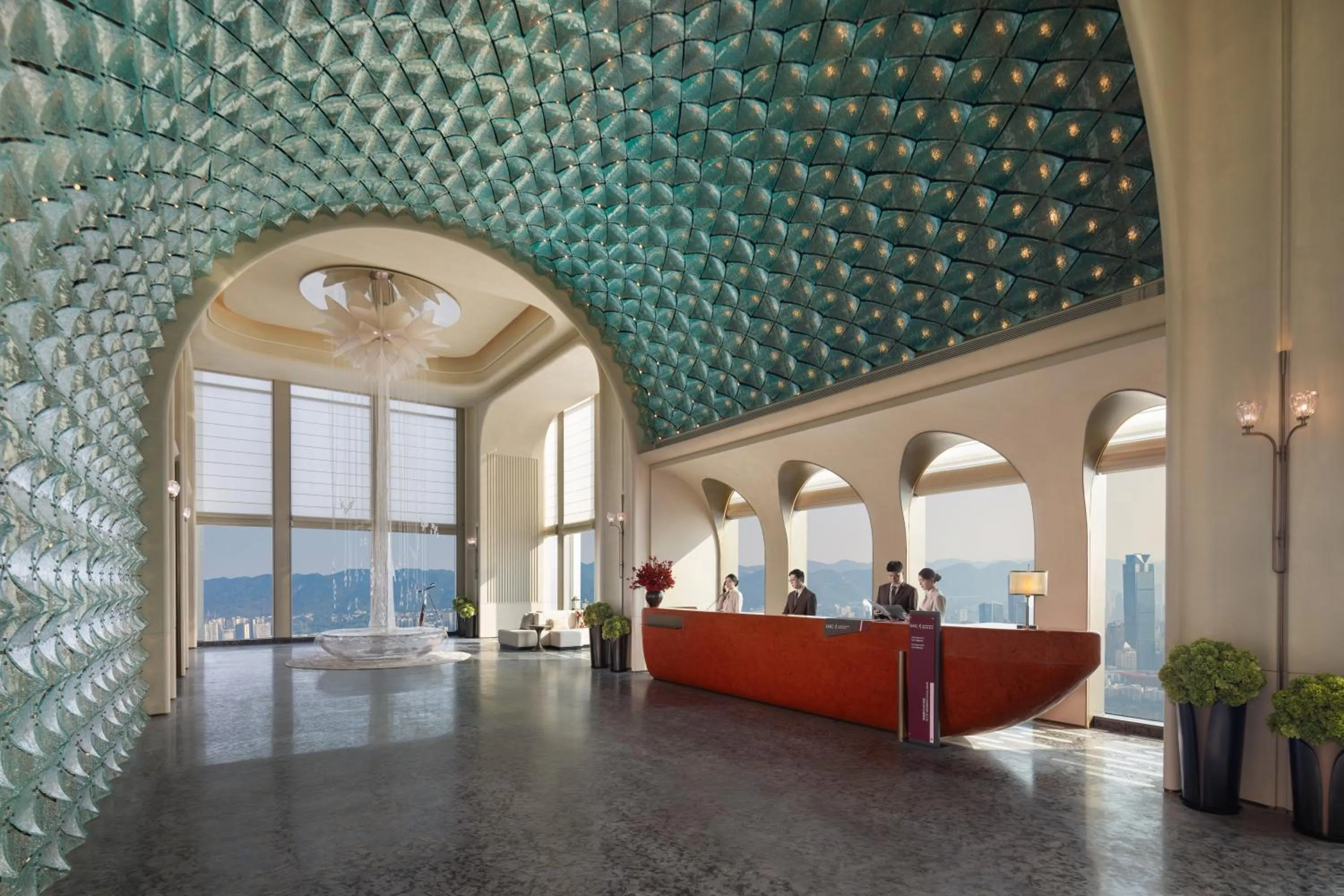 Lobby or reception in Vignette Collection TFT Chongqing by IHG