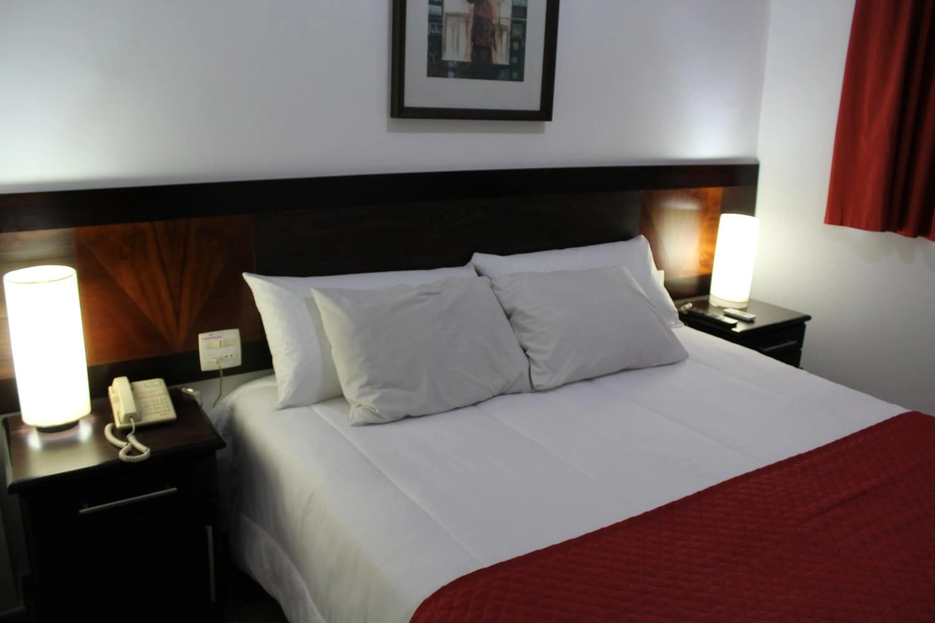 Bed in Hotel Dom Henrique