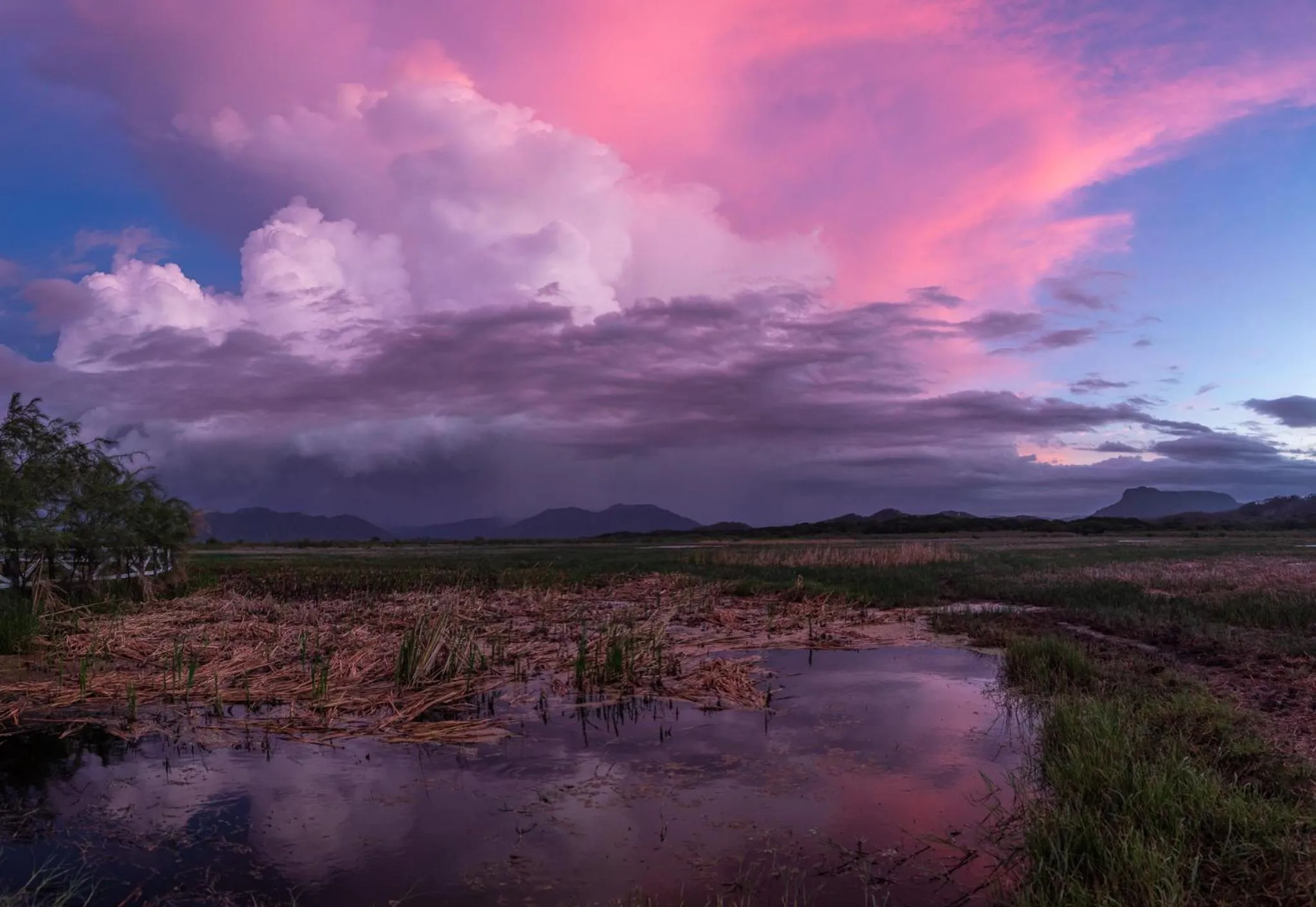 Sunset in Rancho Humo Estancia