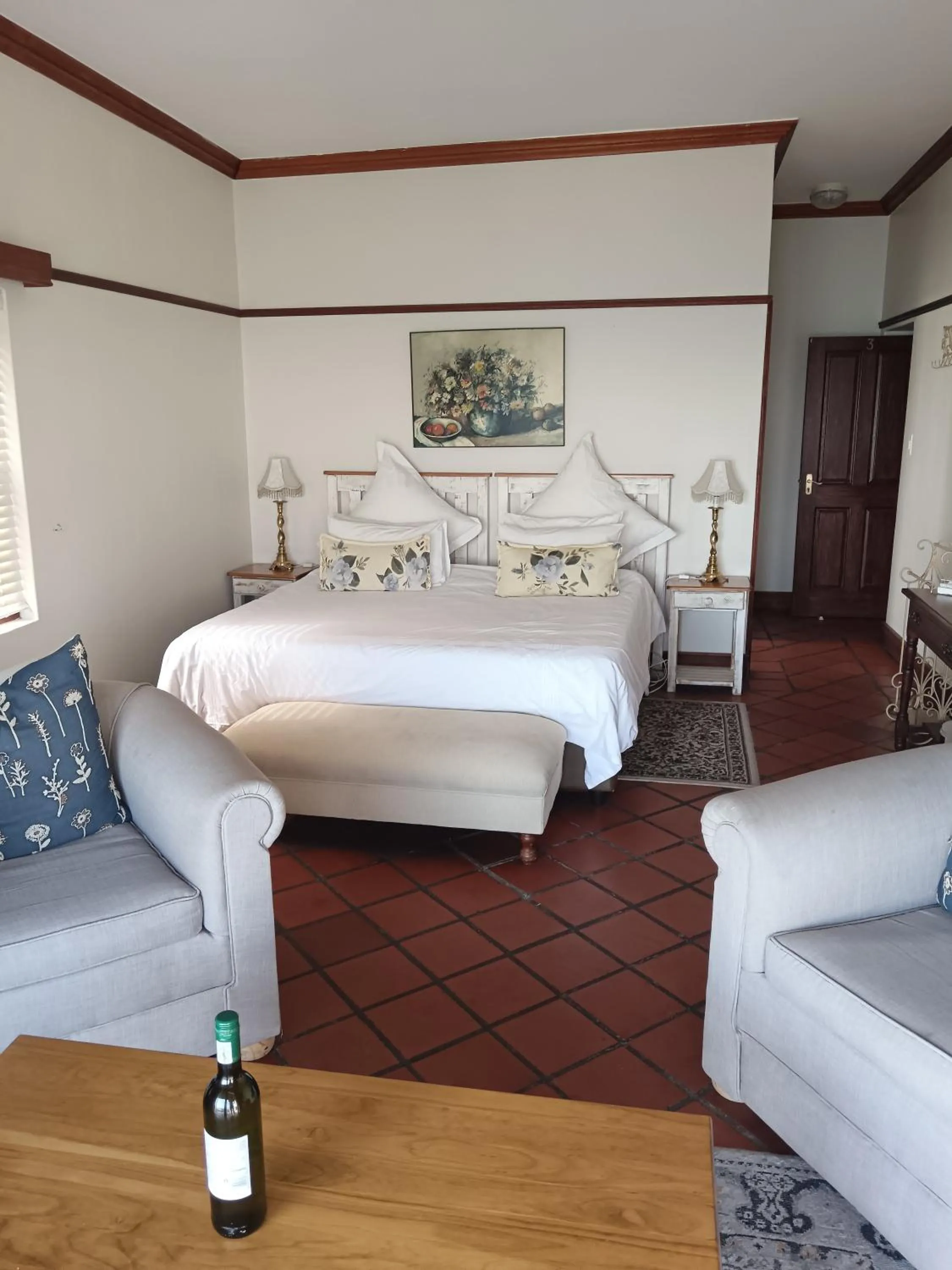 Bed in Berg en Zee Guesthouse