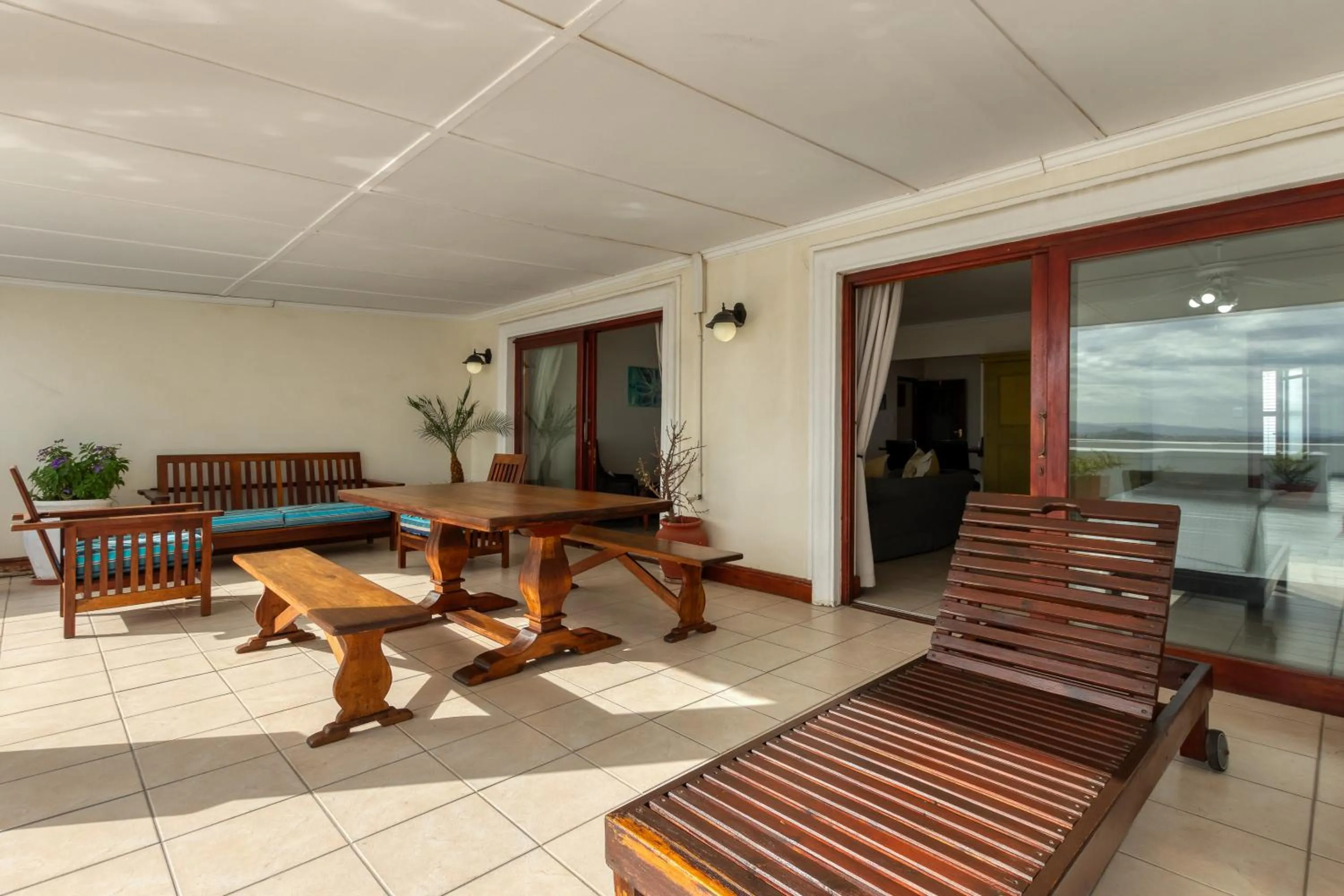 Seating area in Berg en Zee Guesthouse