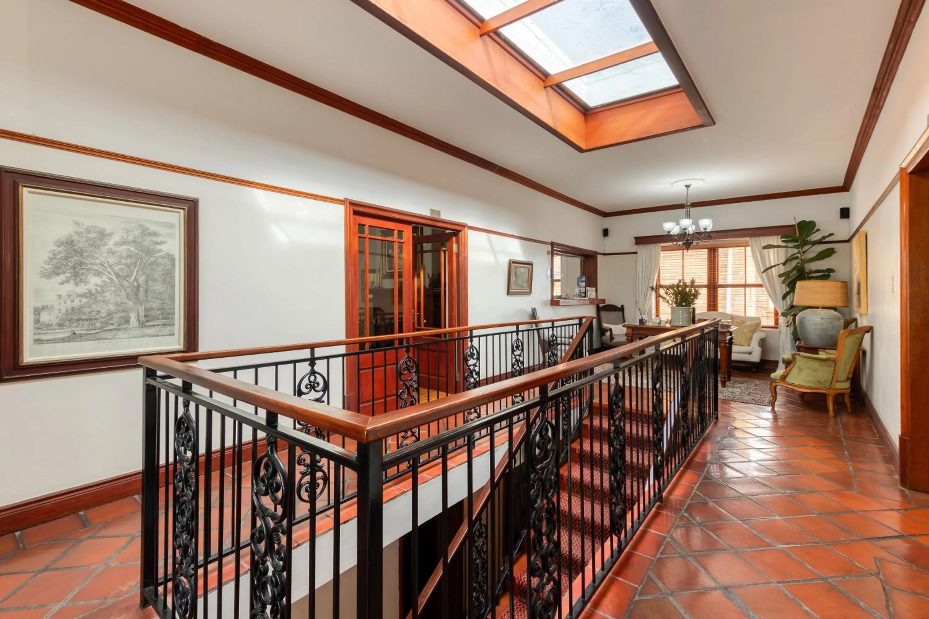 Lobby or reception in Berg en Zee Guesthouse