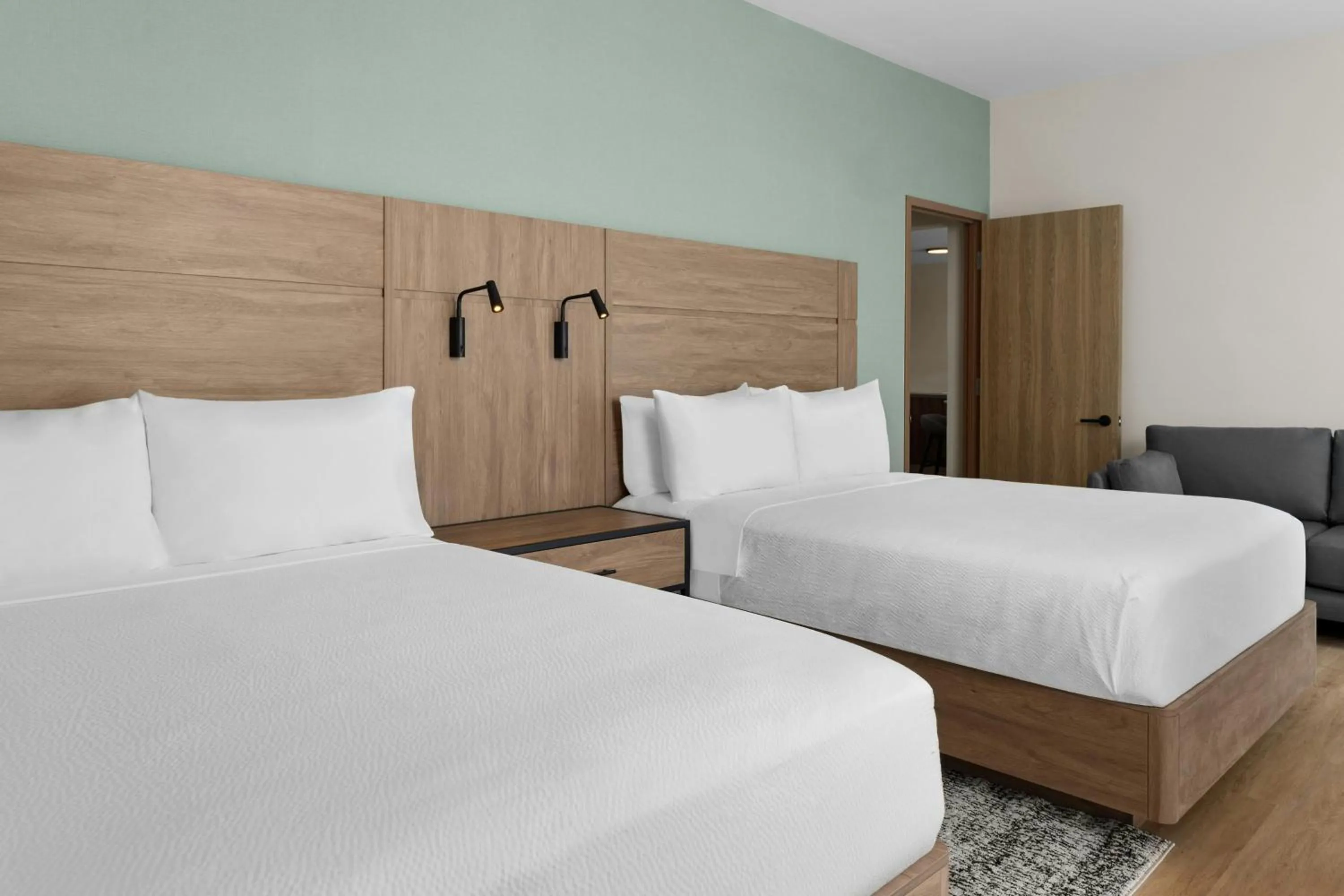 One-Bedroom Suite with Two Queen Beds and City View in Residence Inn by Marriott San Jose Alajuela el Coyol