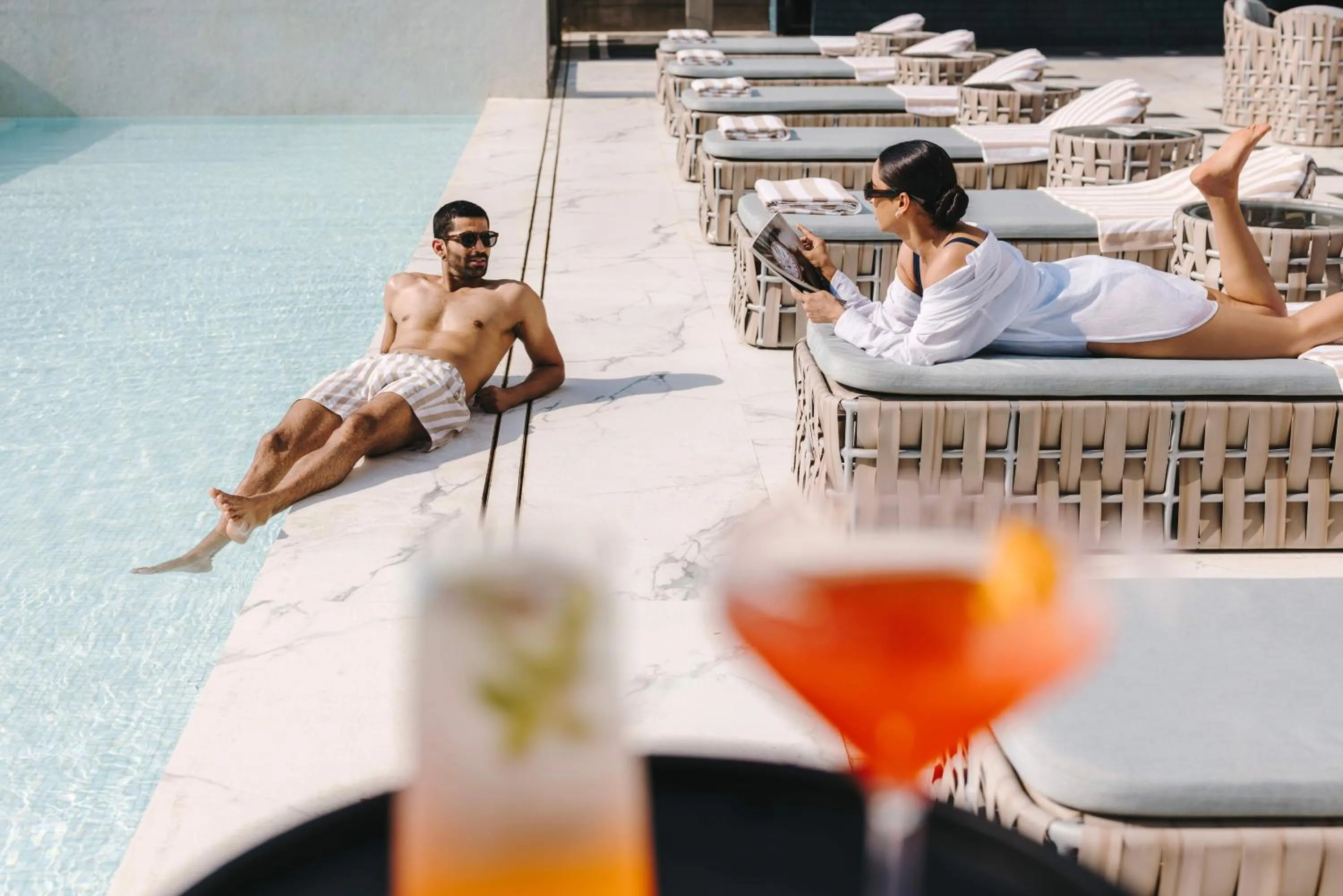 Swimming pool in Roswyn, A Morgans Originals Hotel