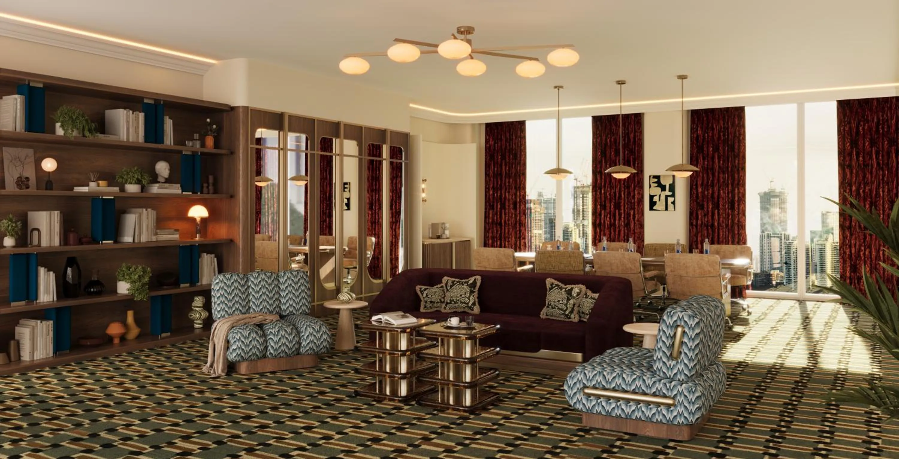 Communal lounge/ TV room in Roswyn, A Morgans Originals Hotel