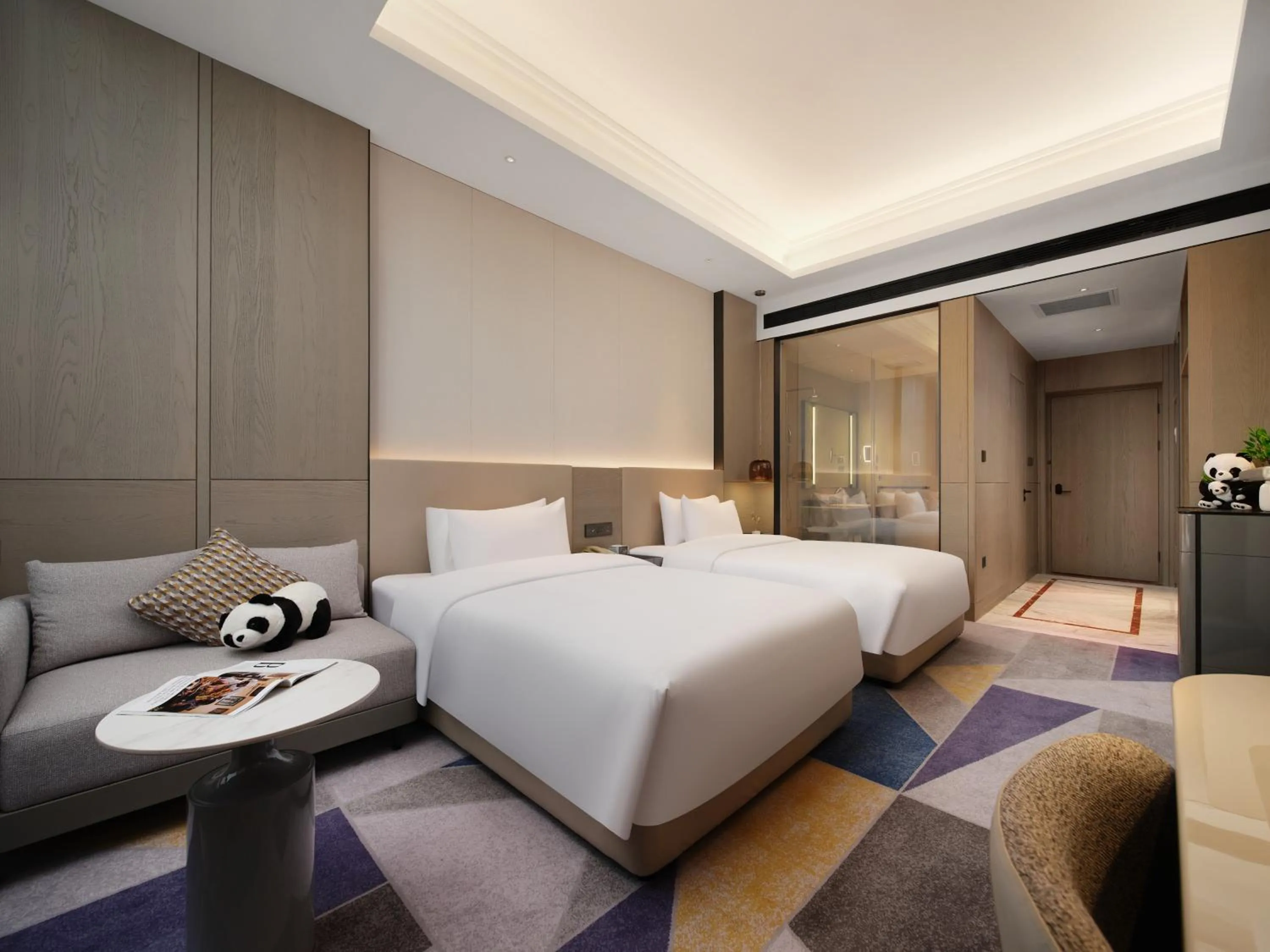 Bedroom, Bed in Crowne Plaza Dujiangyan by IHG