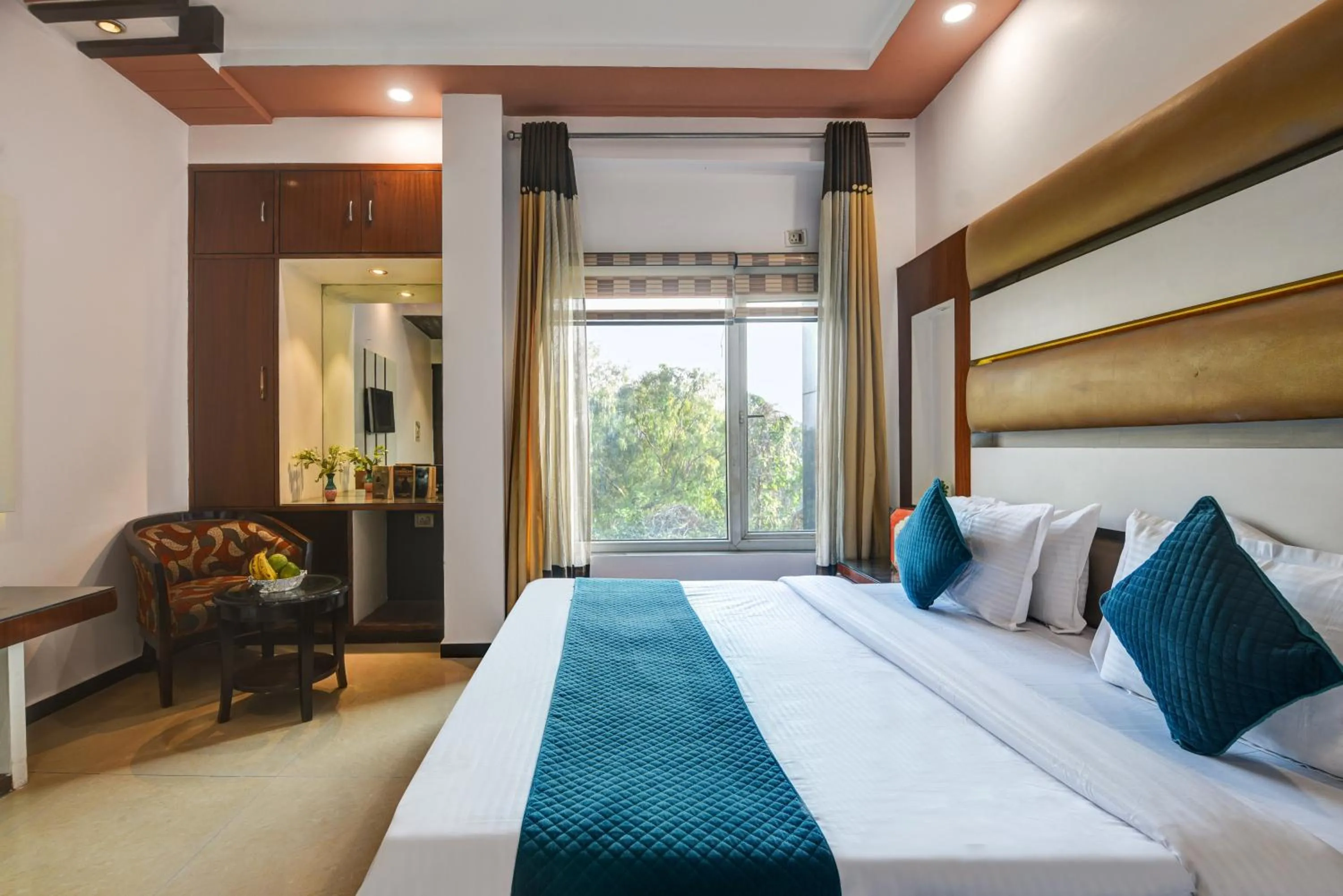 Deluxe Double or Twin Room with City View in Hotel Star Plaza Paharganj