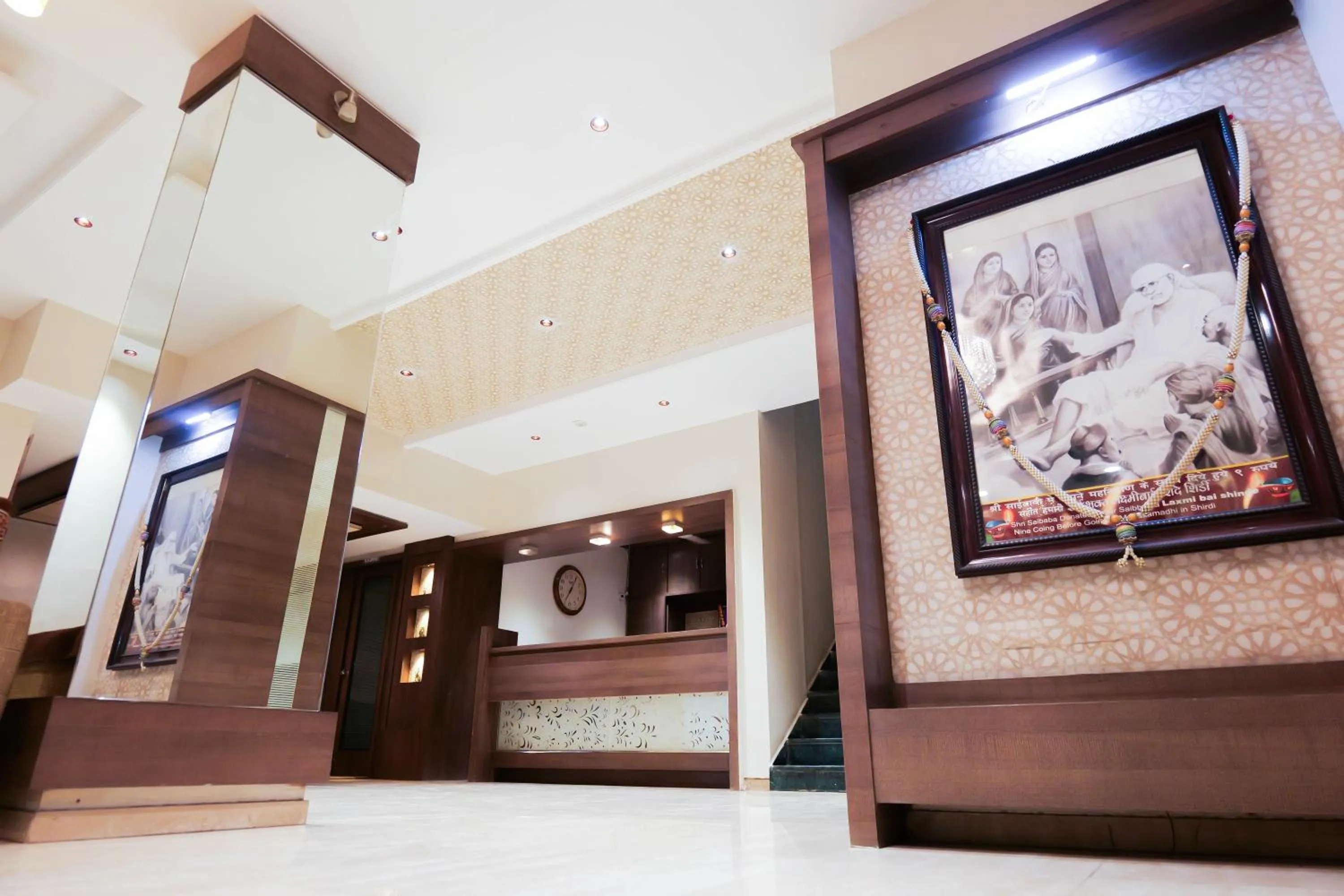 Lobby or reception in Hotel Laxmi Palace