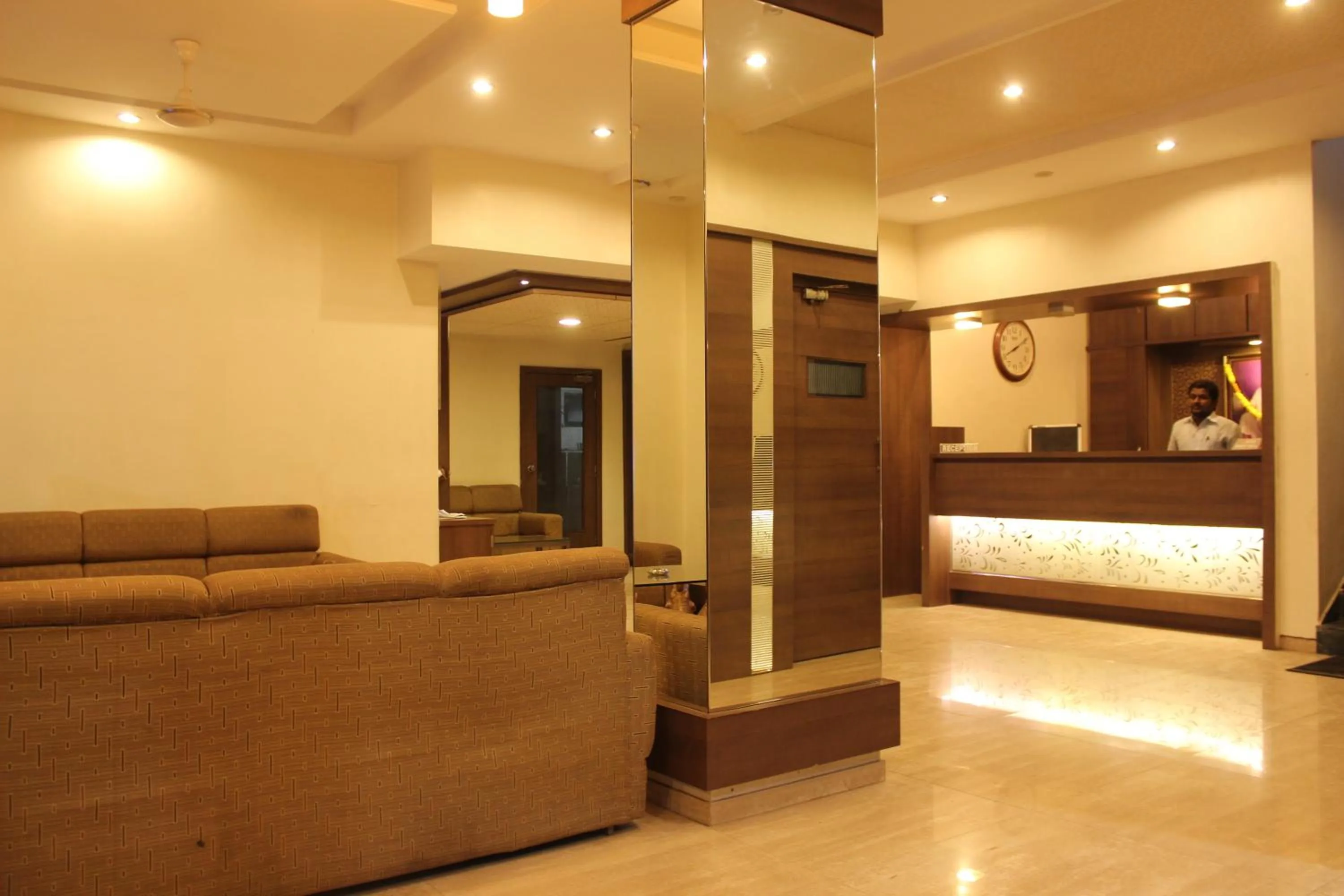 Lobby or reception, Bed in Hotel Laxmi Palace