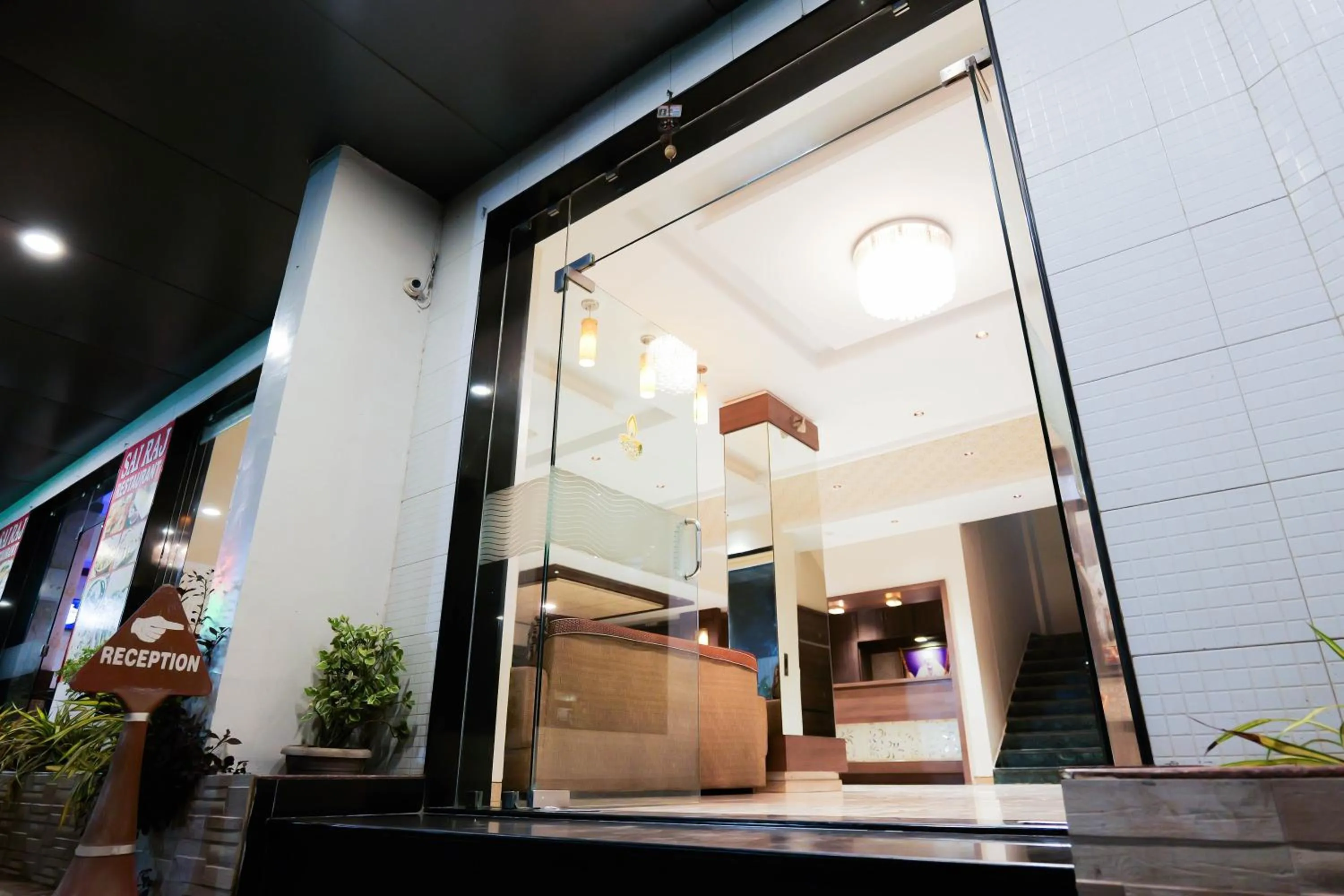 Facade/entrance in Hotel Laxmi Palace
