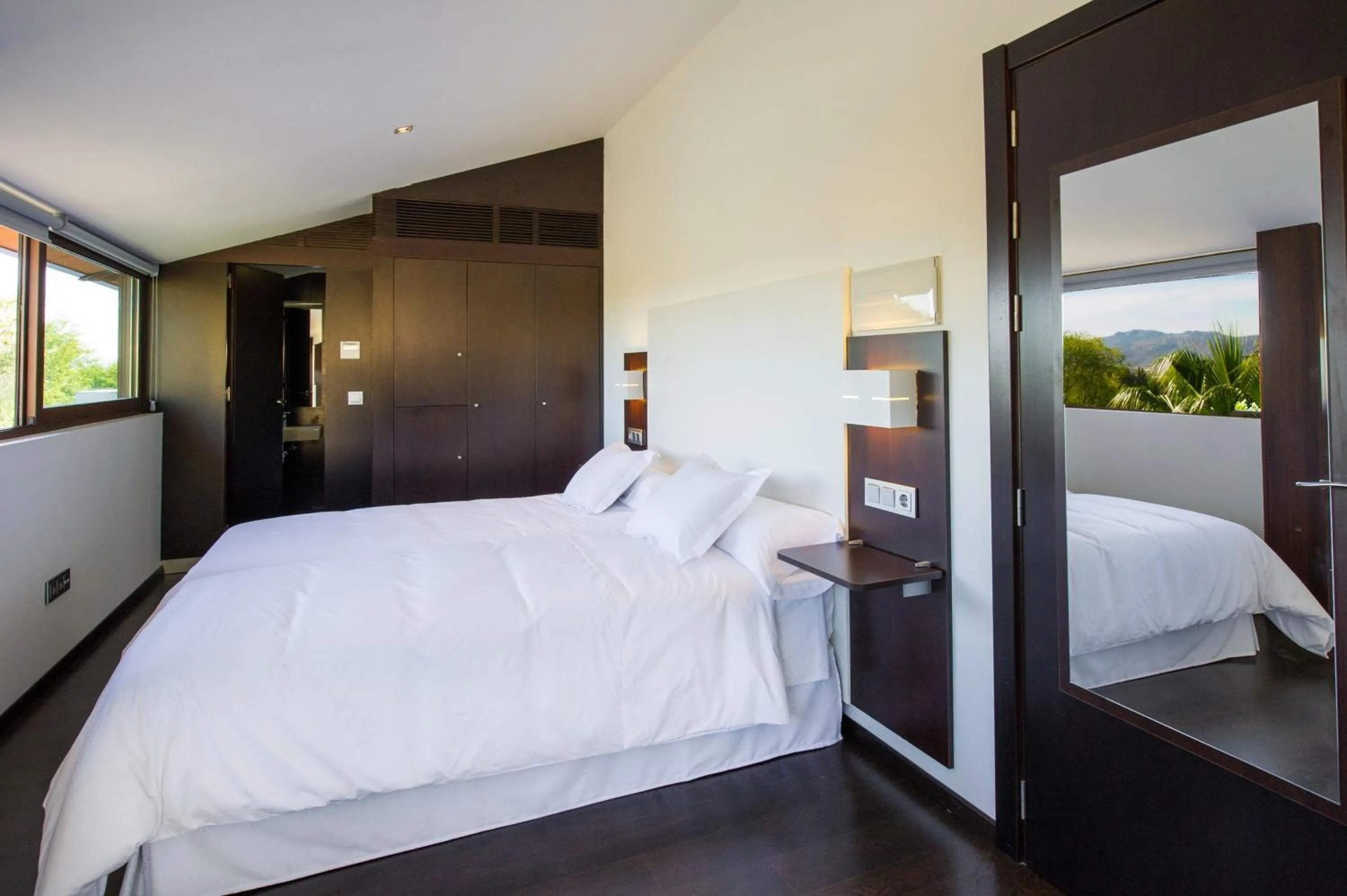 Bed in Hotel Rural Las Monteras