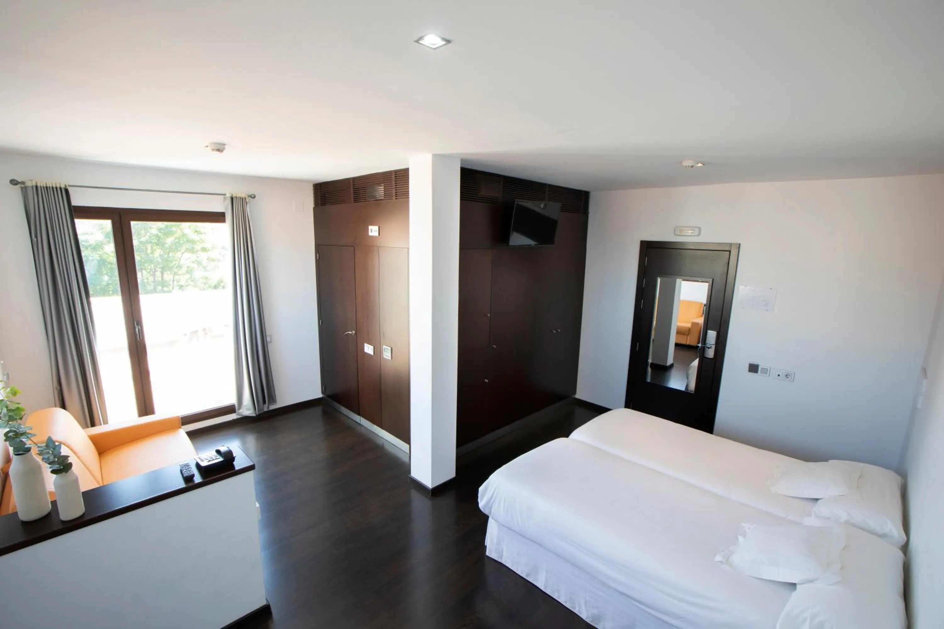 Bed in Hotel Rural Las Monteras