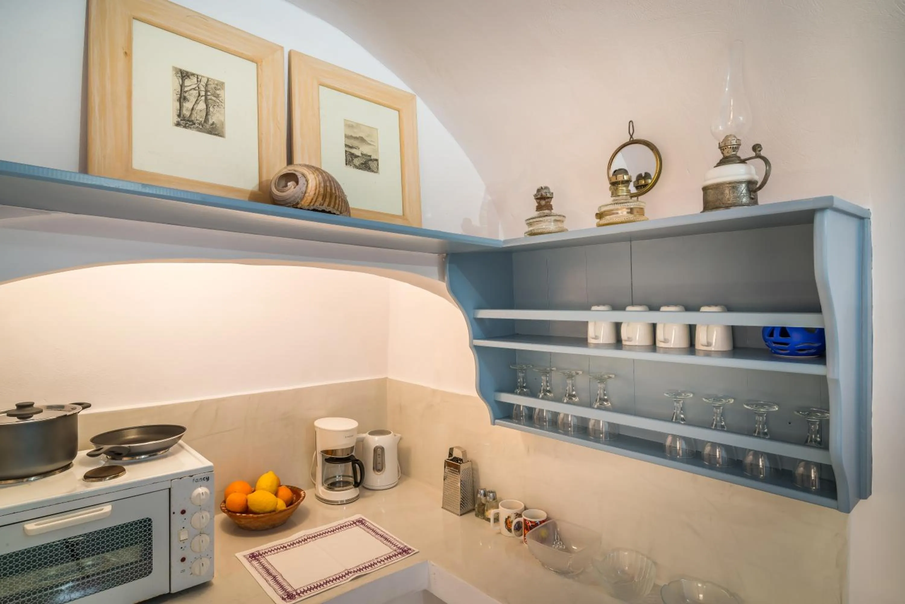 Kitchen or kitchenette in Fava Eco Suites