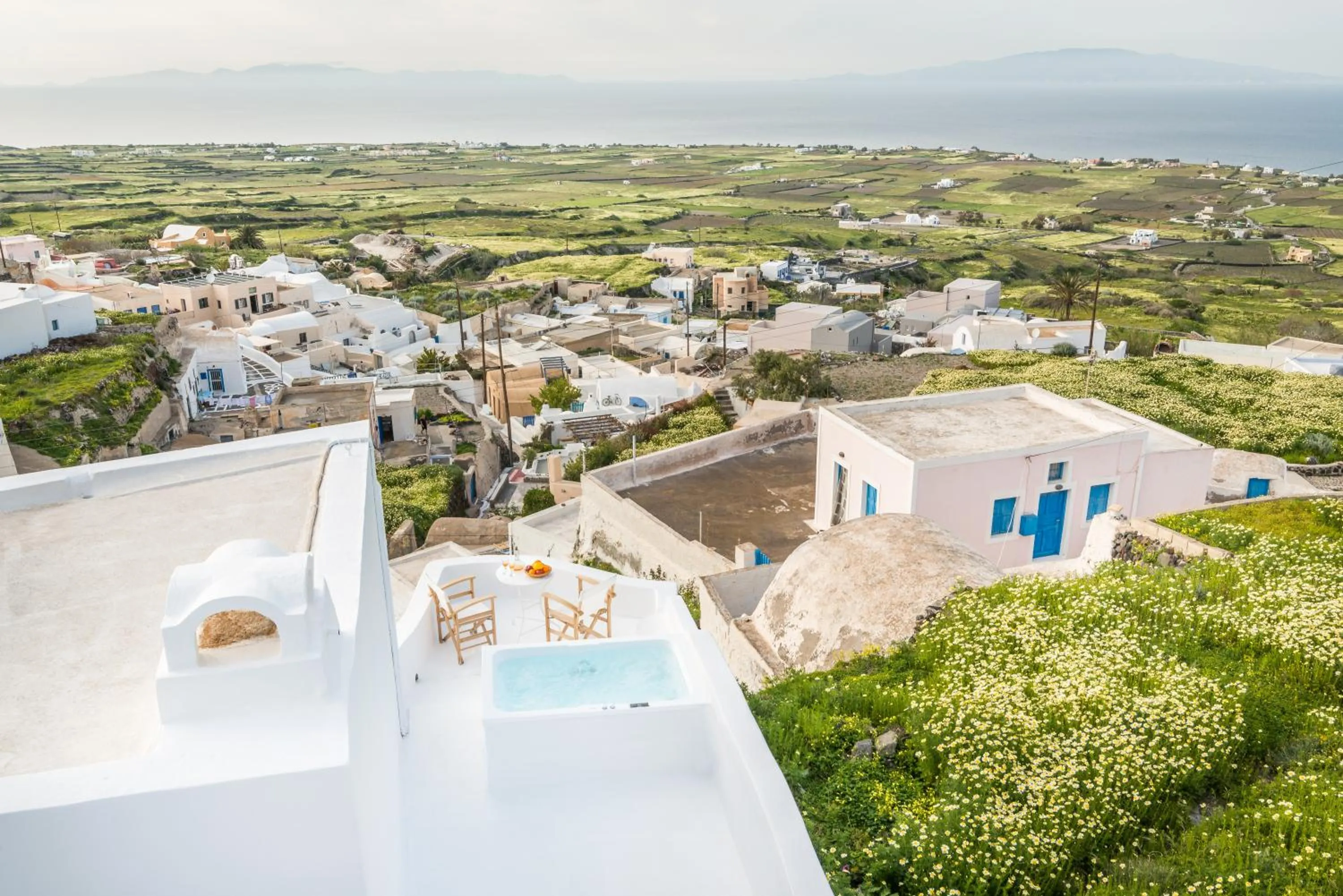 Bird's eye view in Fava Eco Suites