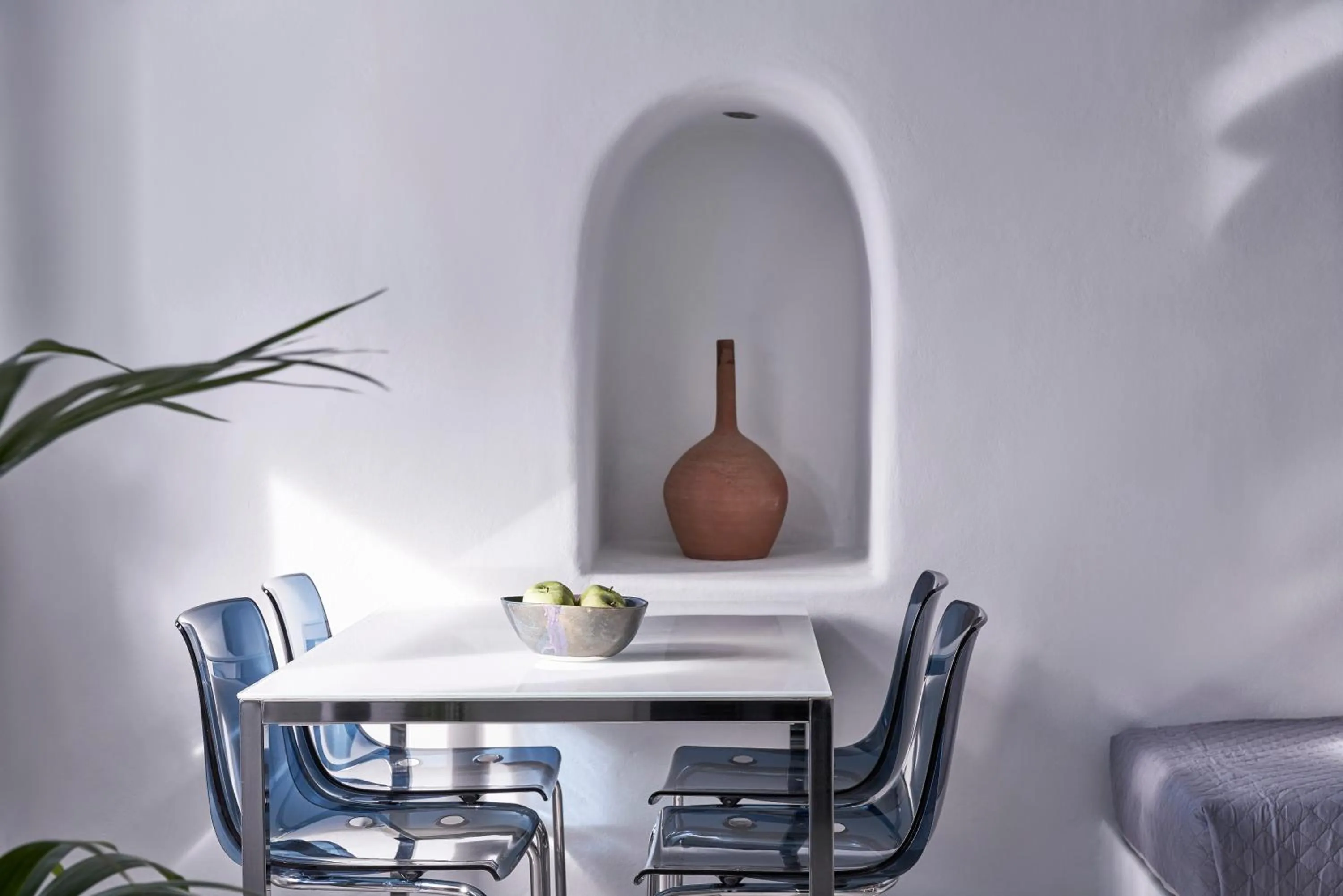 Dining area in Fava Eco Suites