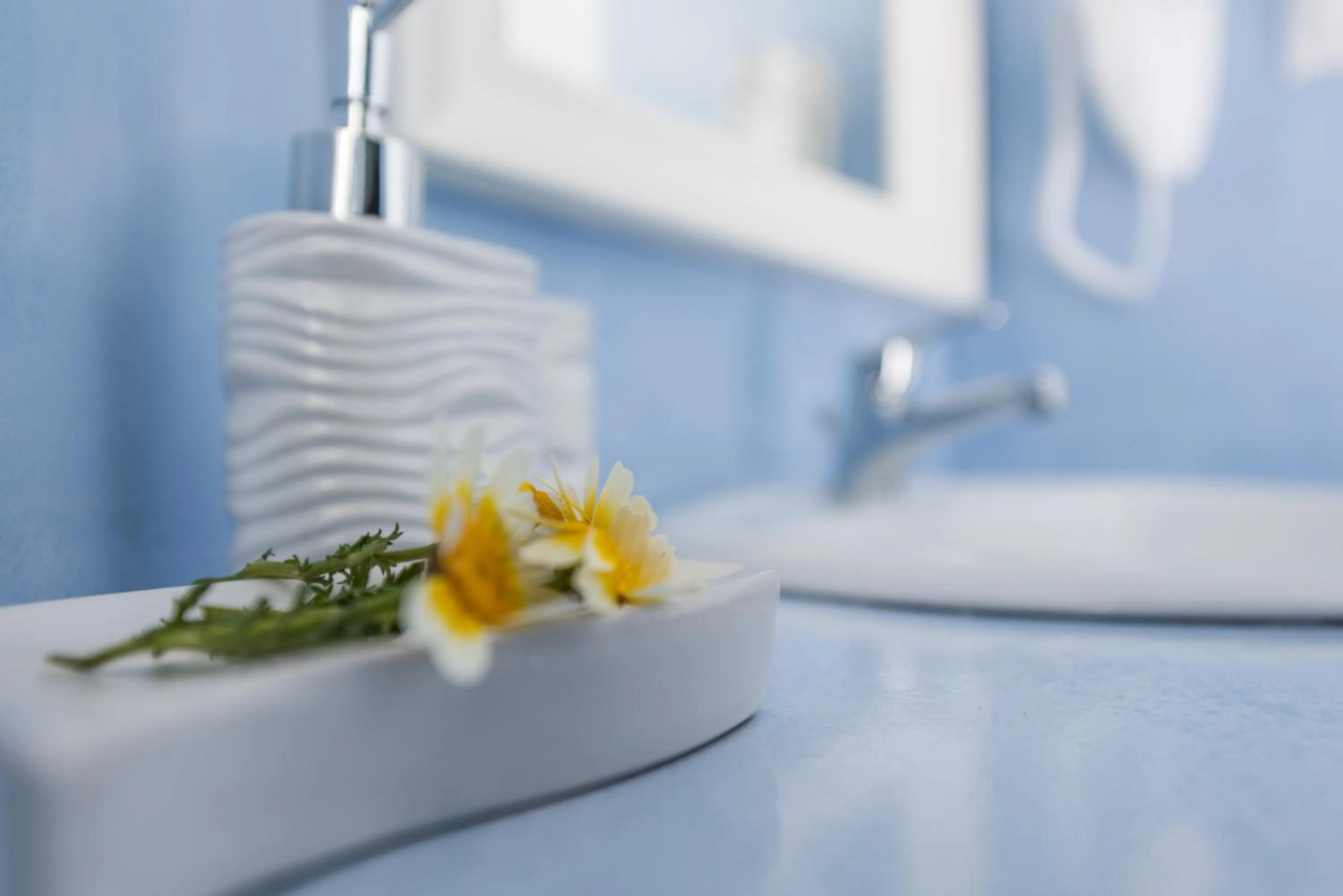 Bathroom, Bed in Fava Eco Suites