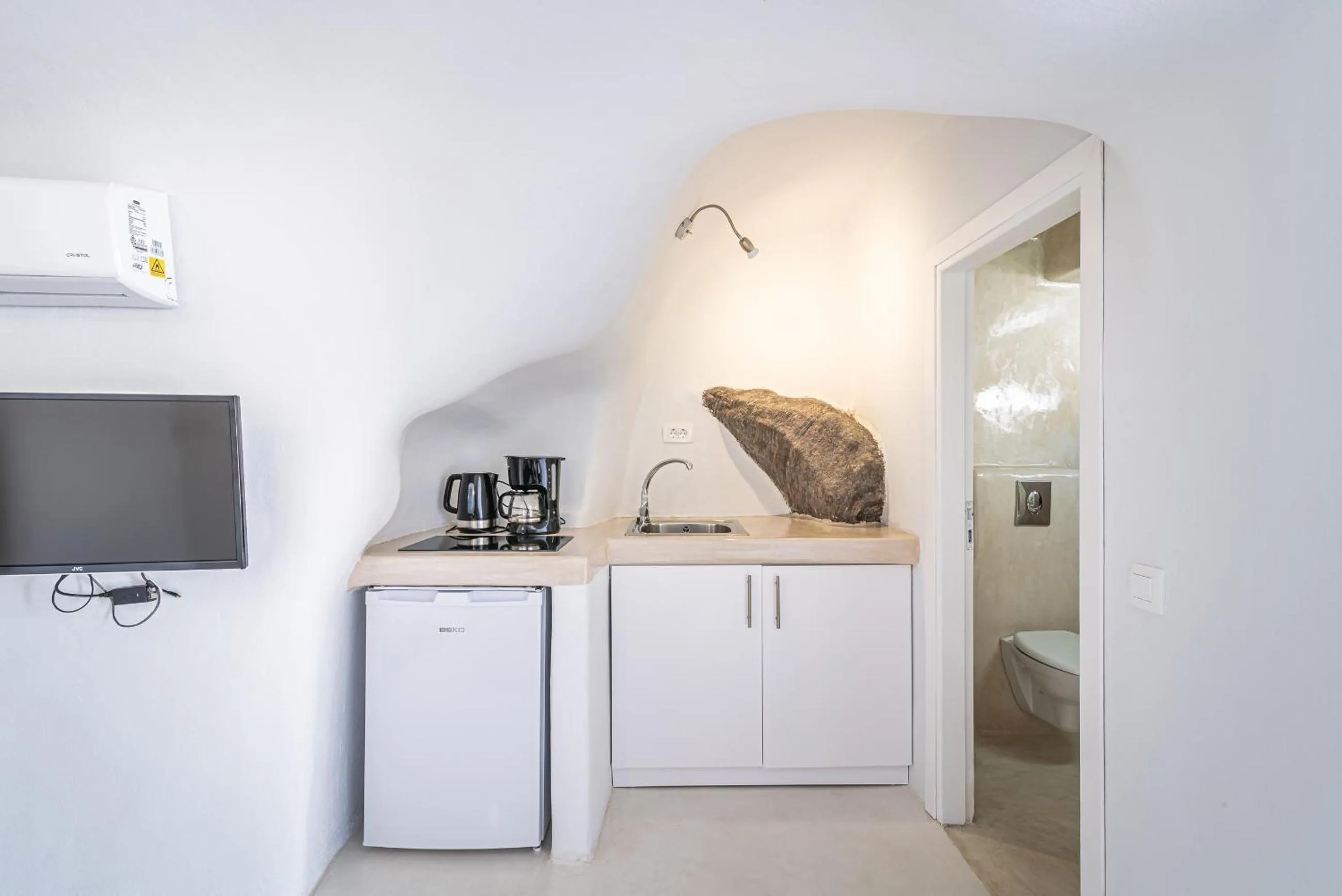 Kitchen or kitchenette in Fava Eco Suites