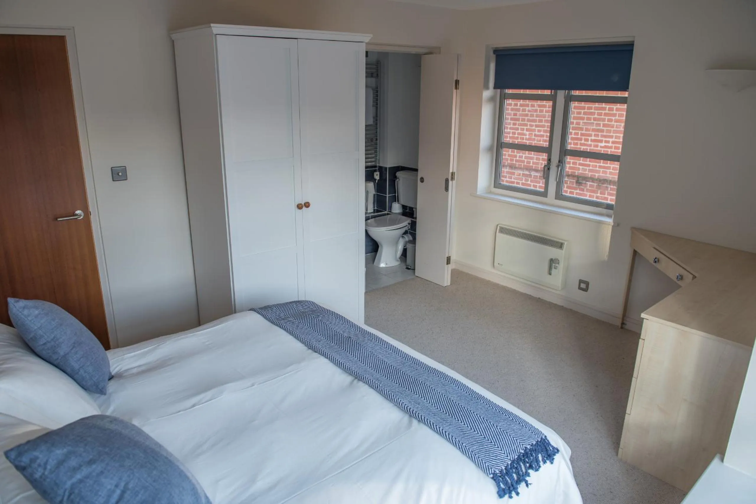 Bed in Toothbrush Apartments - Central Ipswich St Peters St