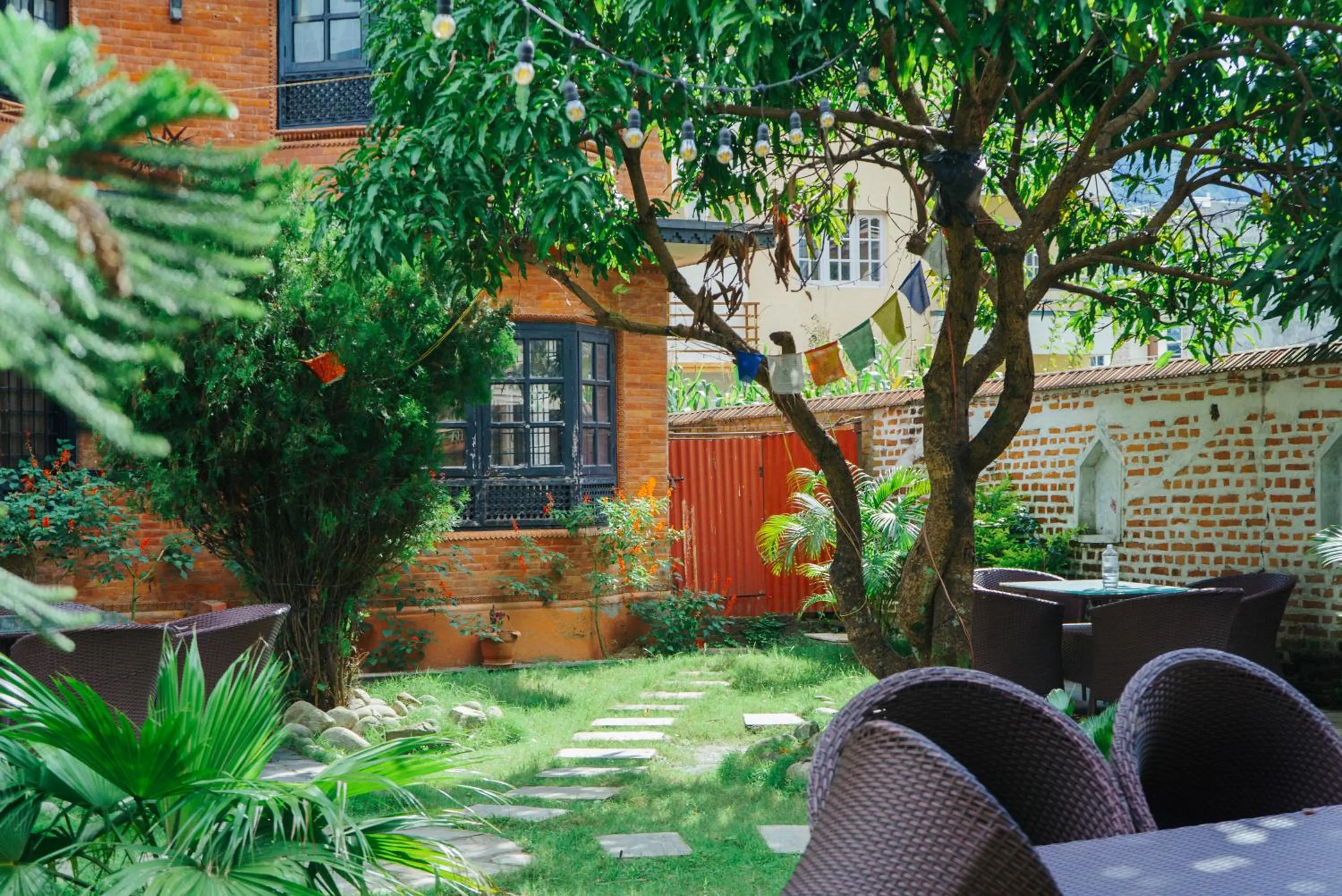 Garden in Eco Home Kathmandu