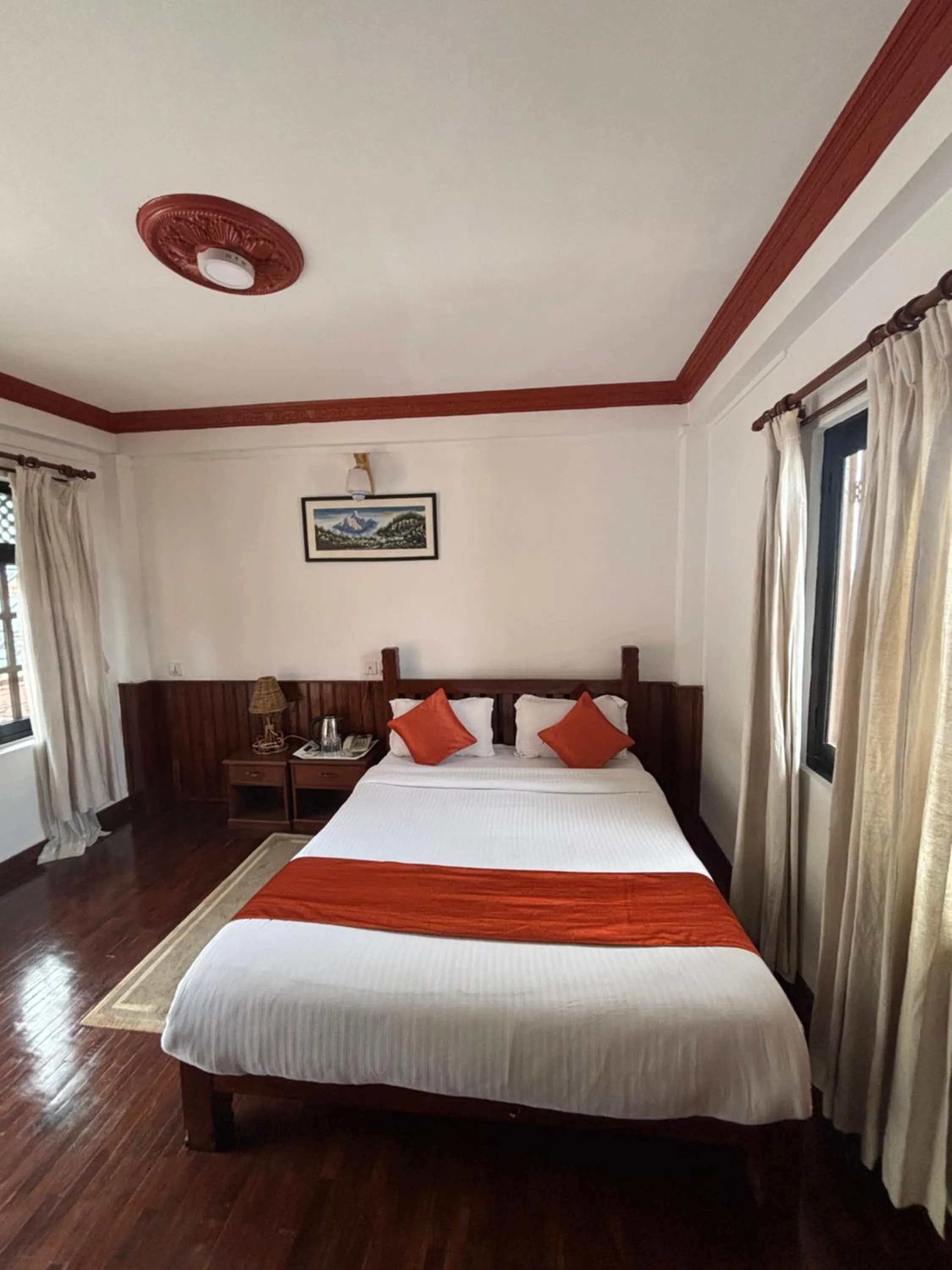 Bed in Eco Home Kathmandu