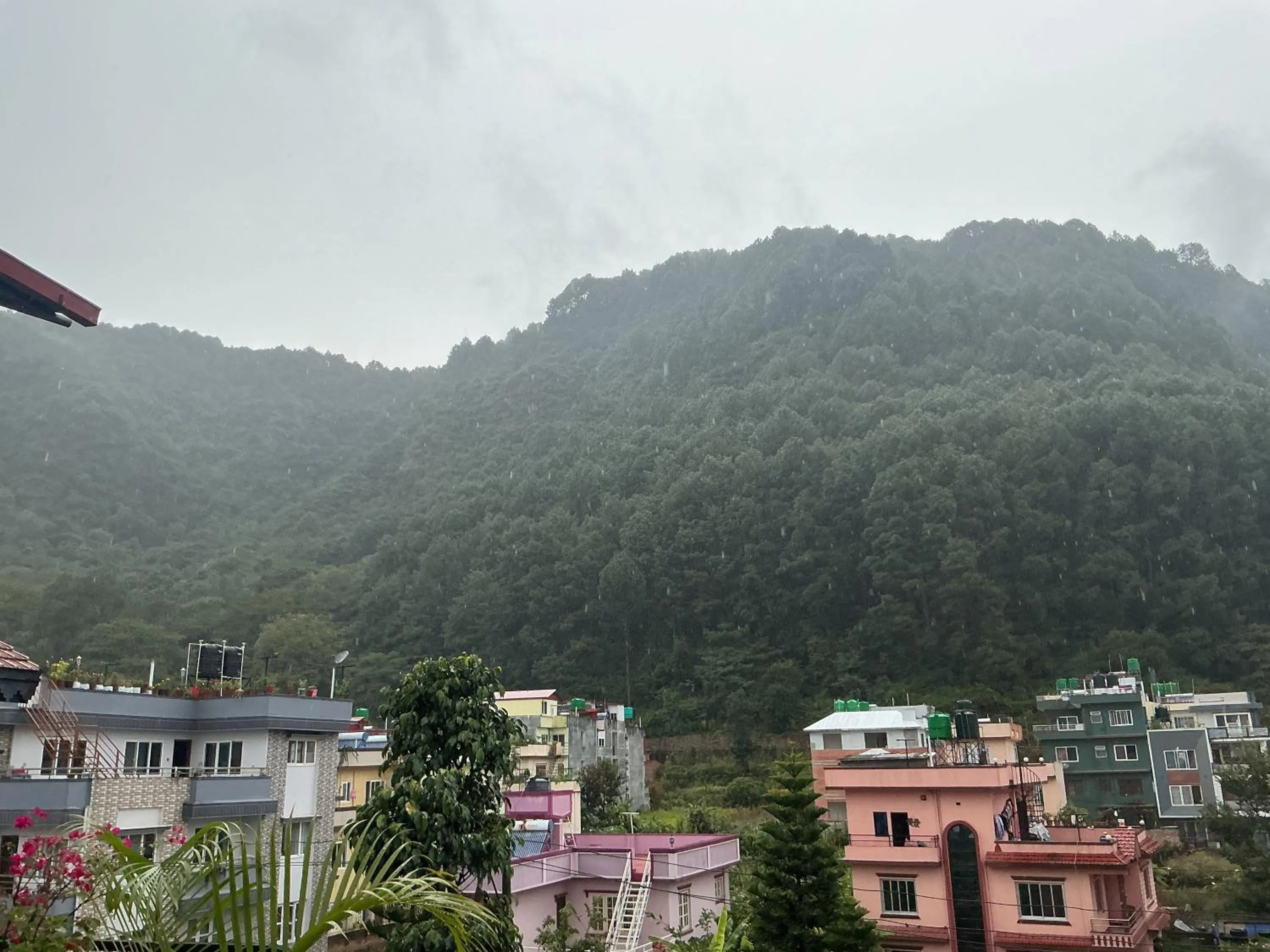 Mountain view in Eco Home Kathmandu