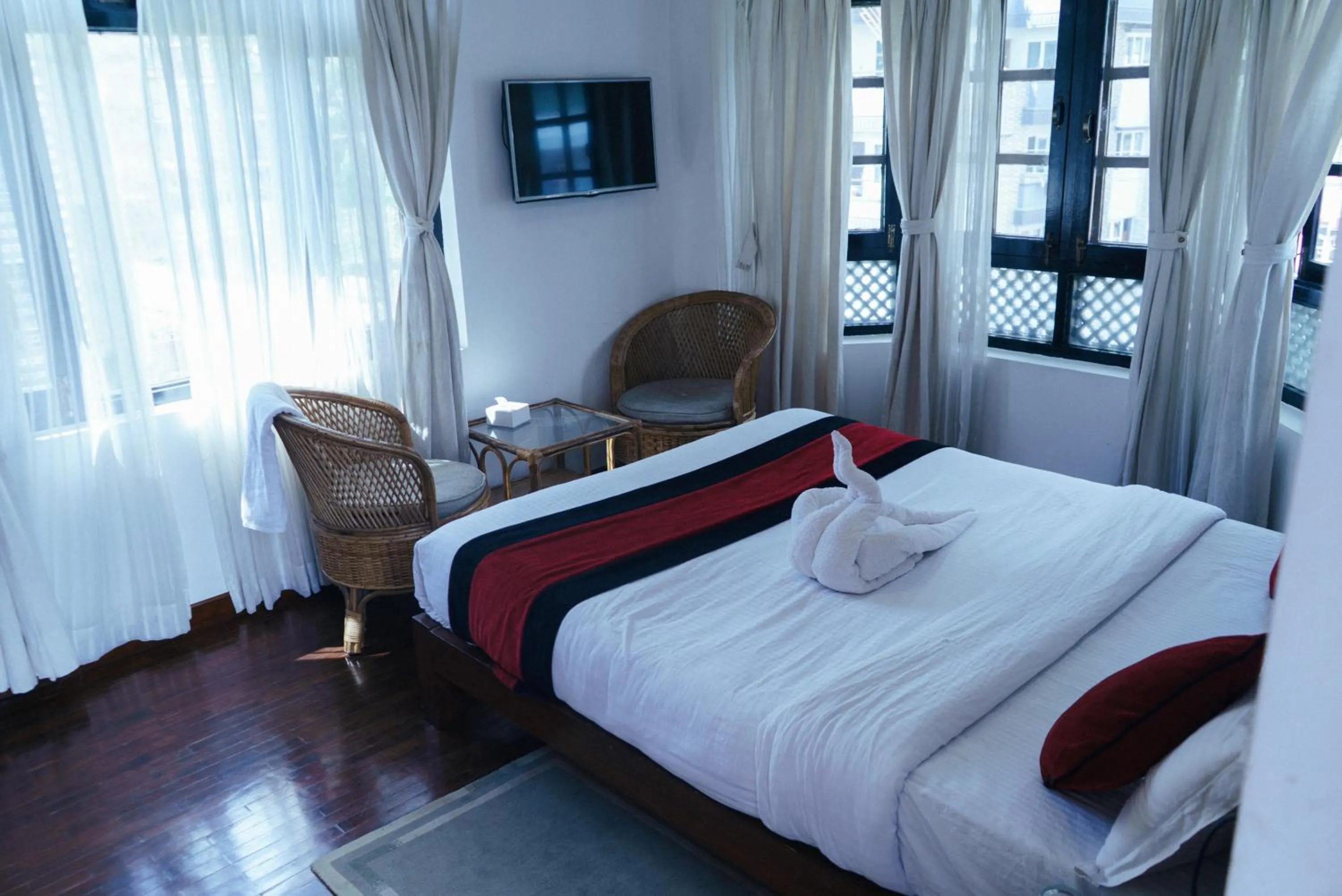 Bed in Eco Home Kathmandu