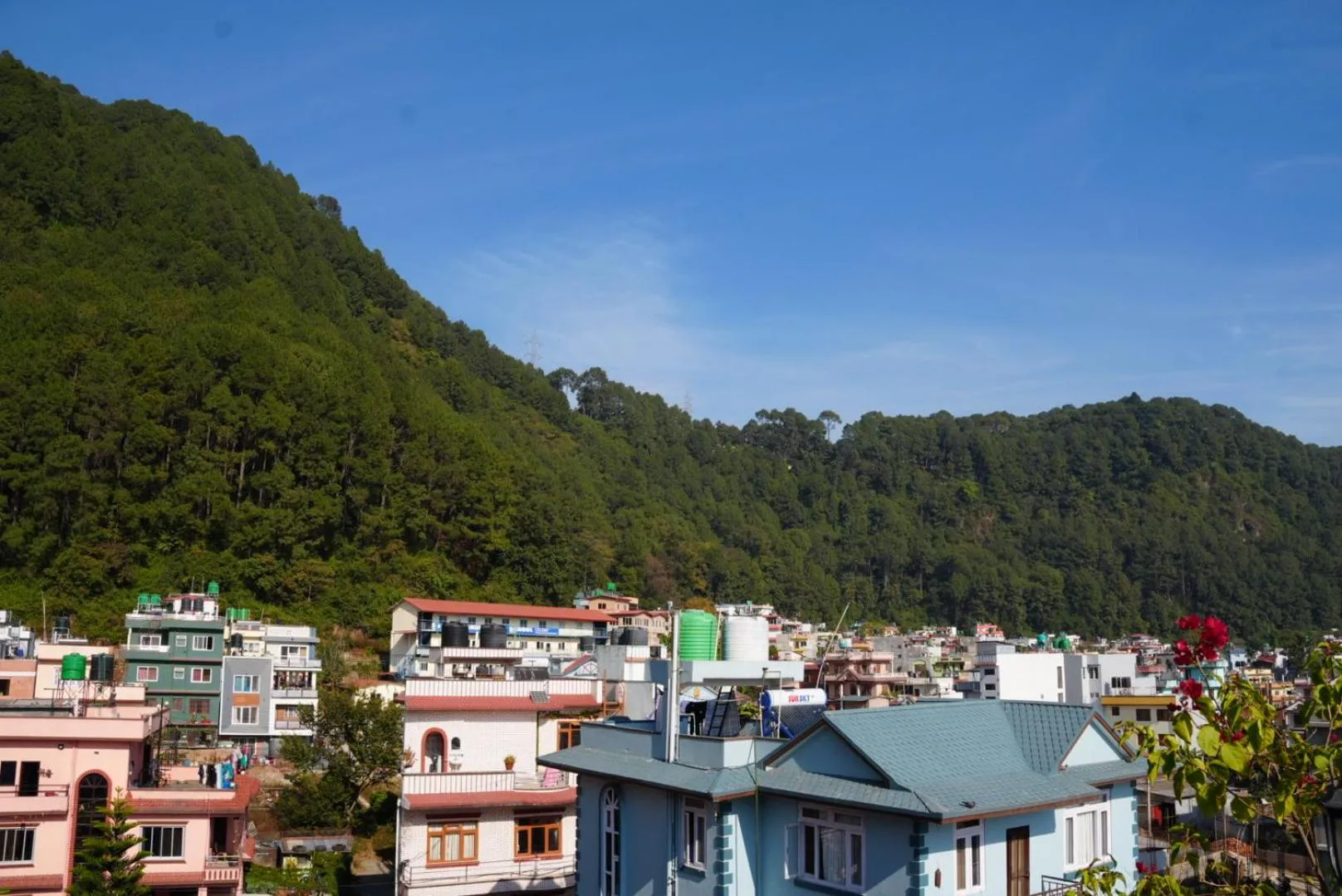 Natural landscape in Eco Home Kathmandu
