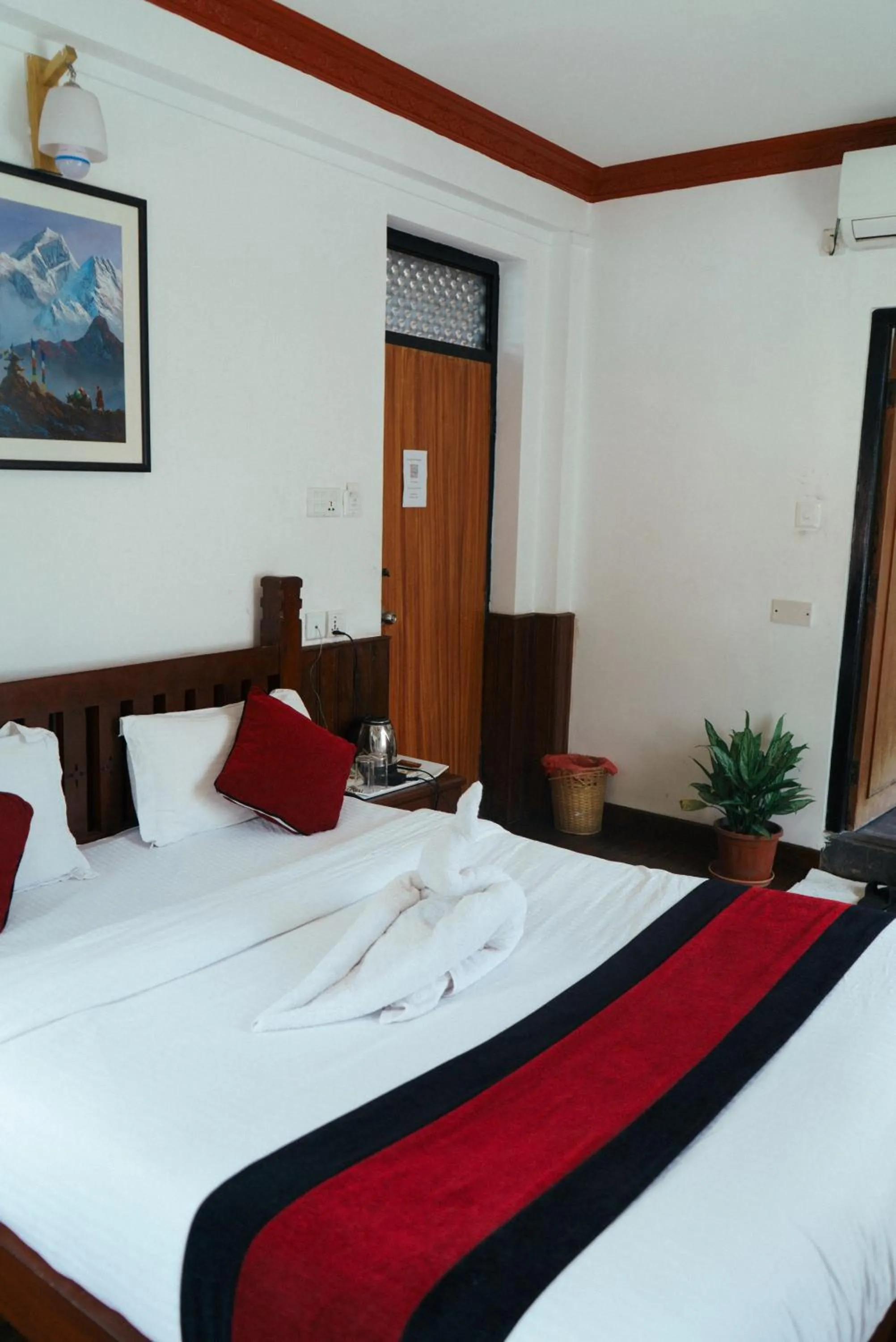 Bed in Eco Home Kathmandu
